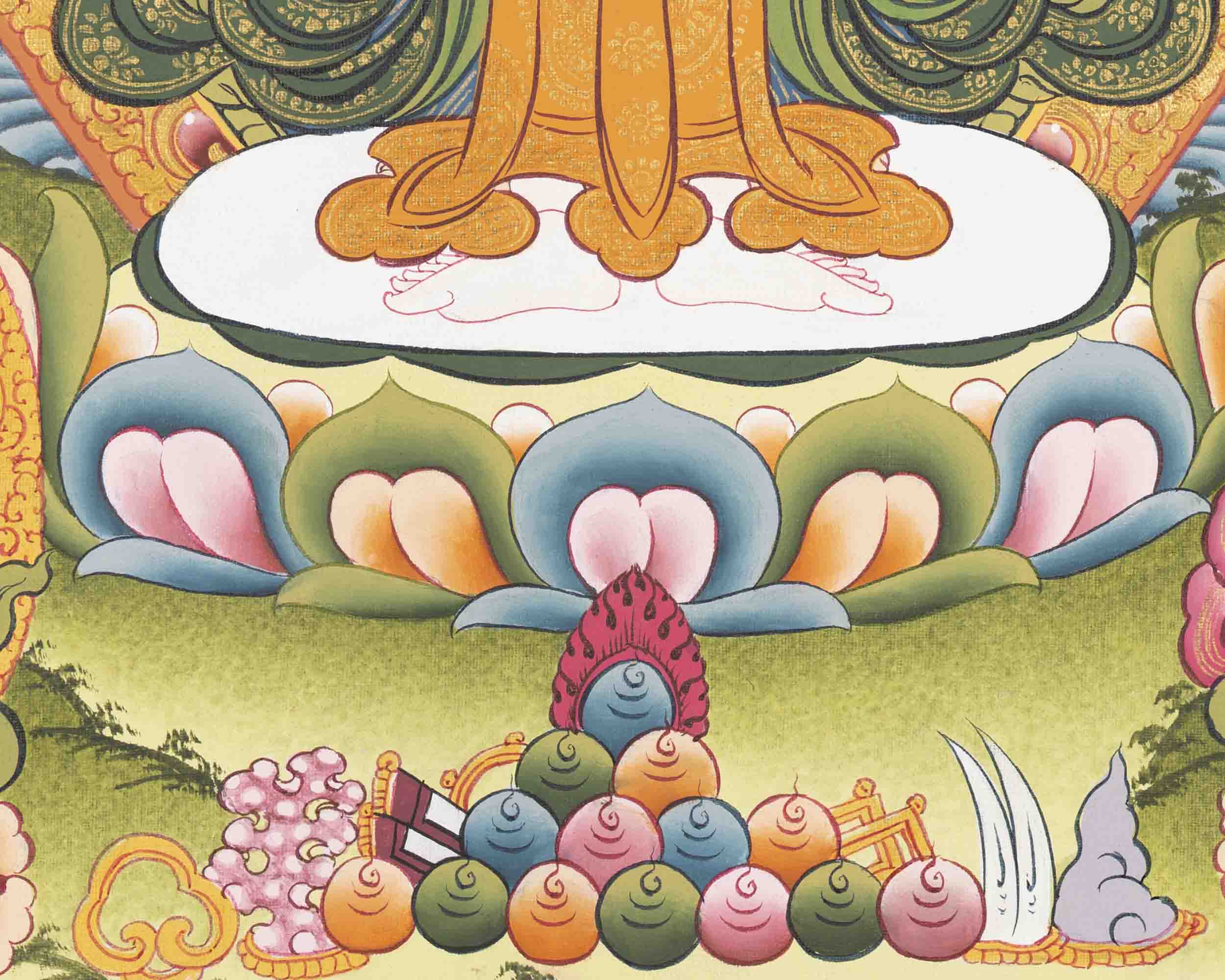 1000 Armed Avalokiteshvara | Traditional Thangka | Wall Decors