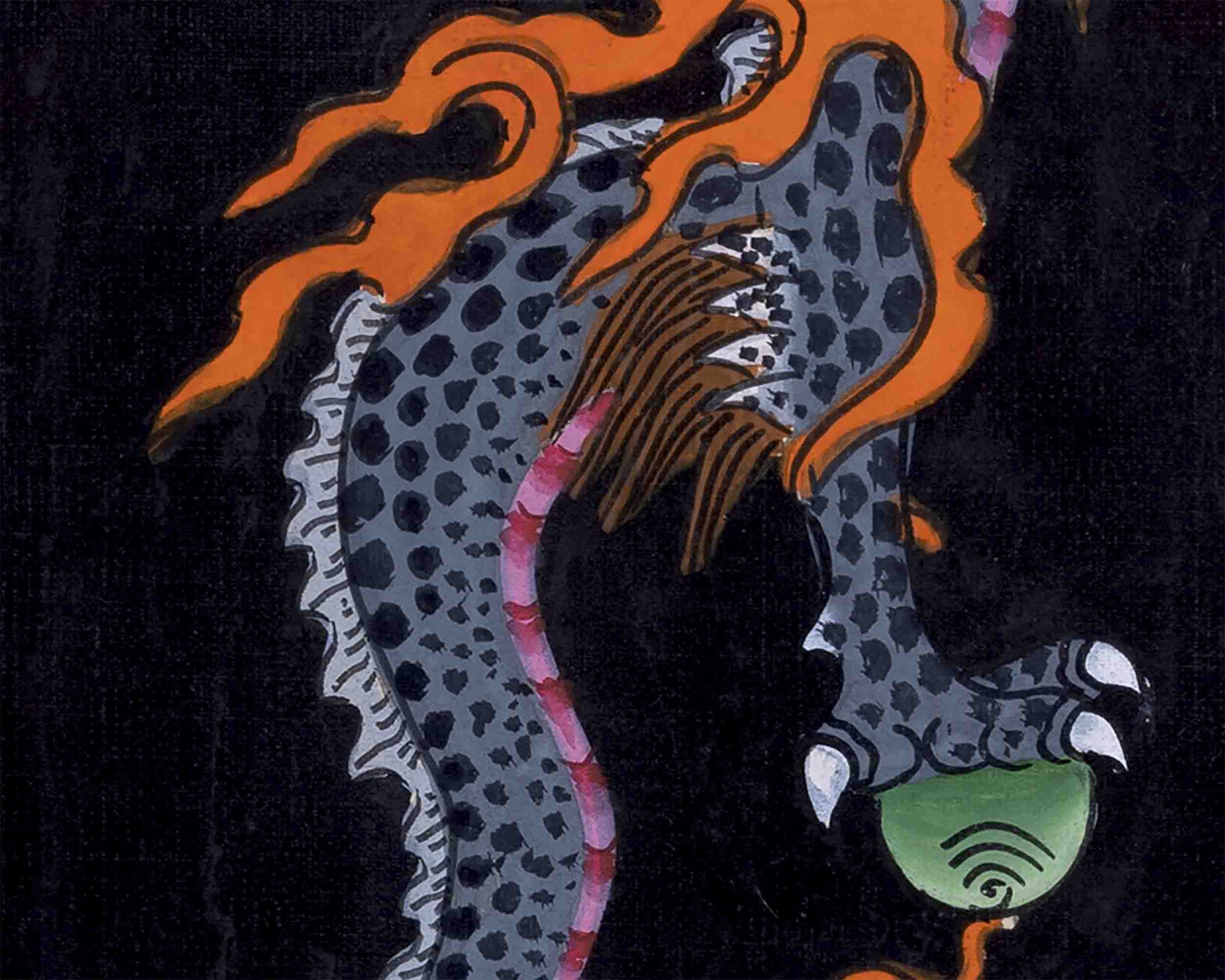 Dragon Painting Thangka | Wall Decoration Painting