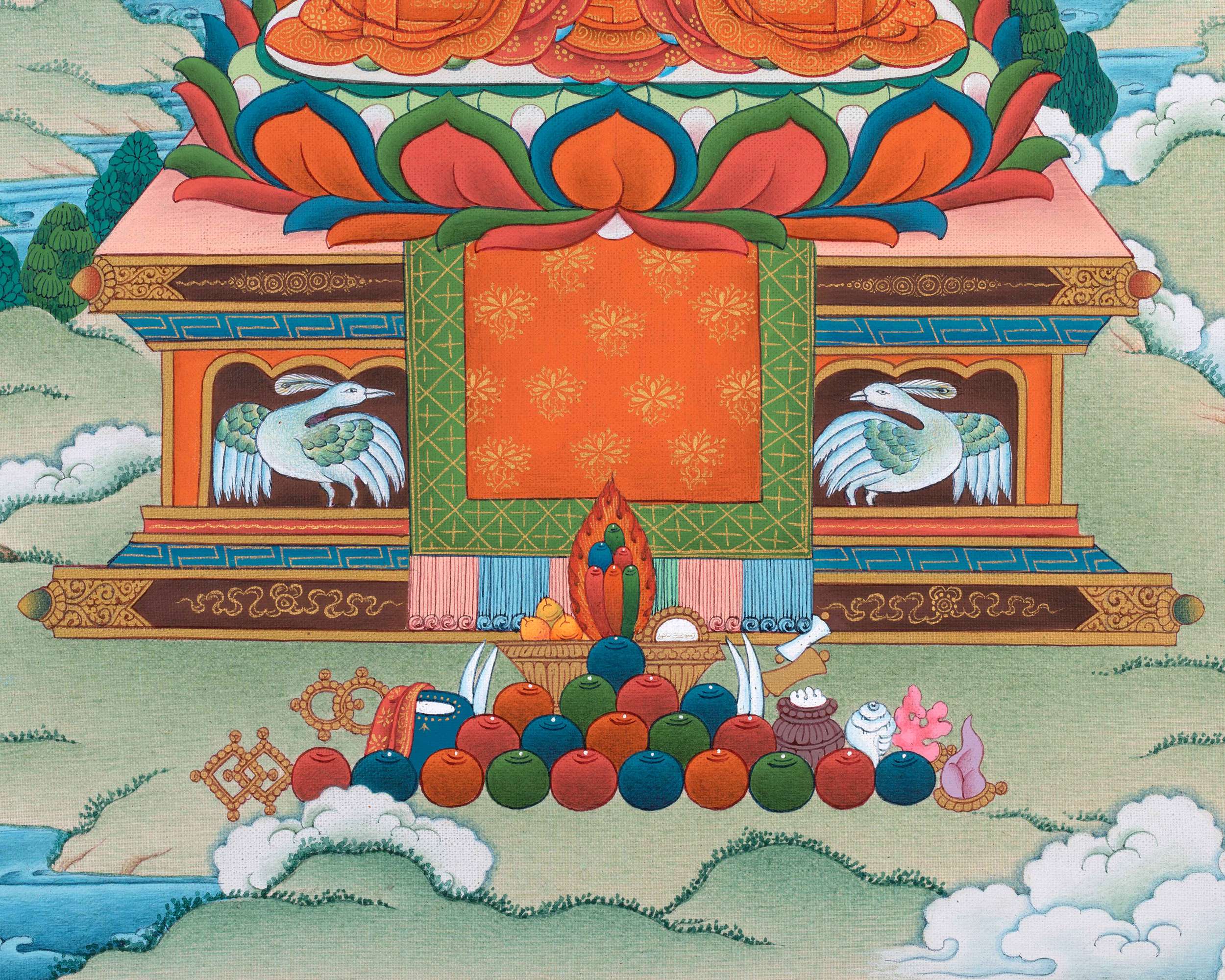 Amitabha Buddha Painting | Tibetan Buddhist Thangka