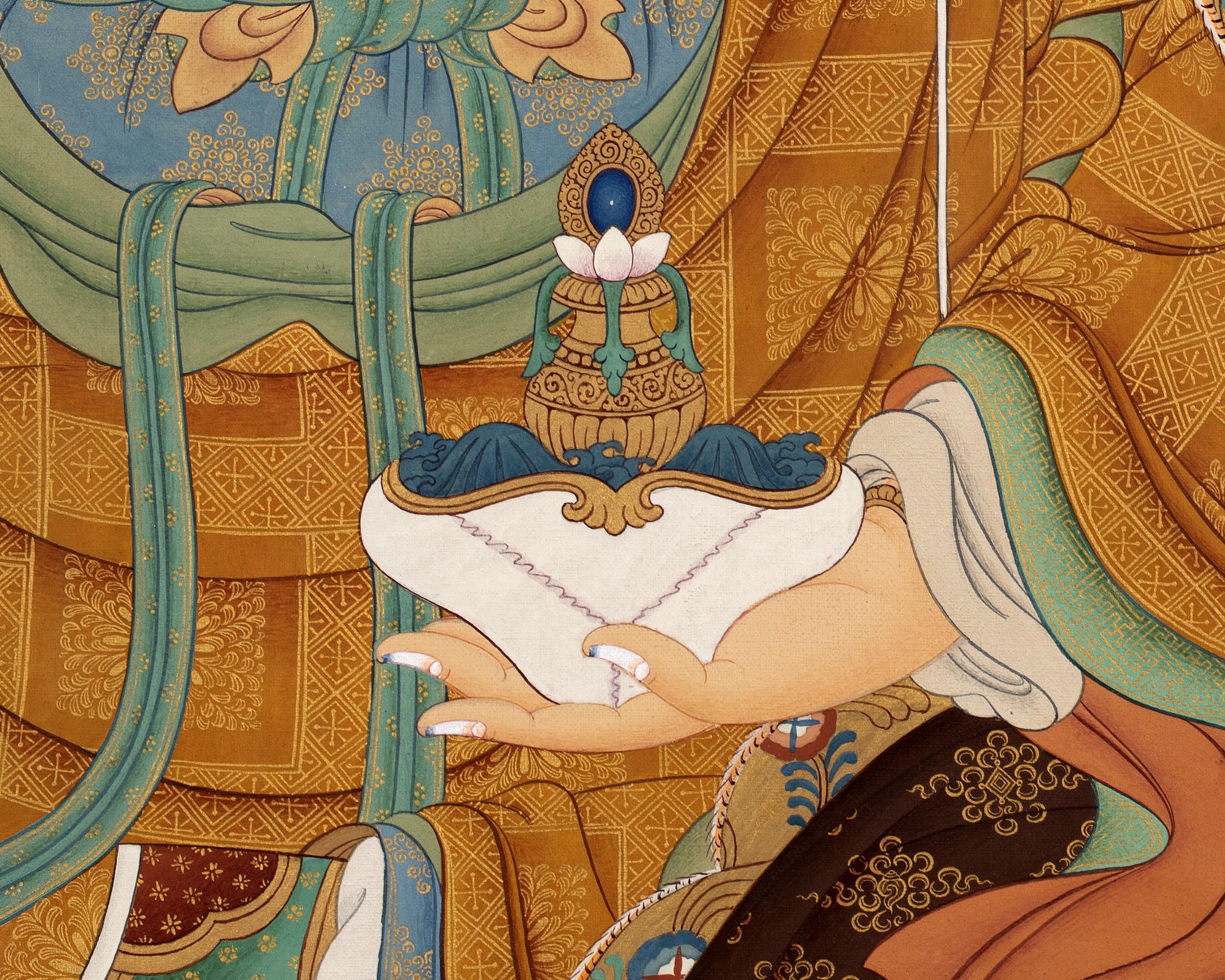 Guru Rinpoche Thangka | Tibetan Buddhist Art | High-quality Giclee Print
