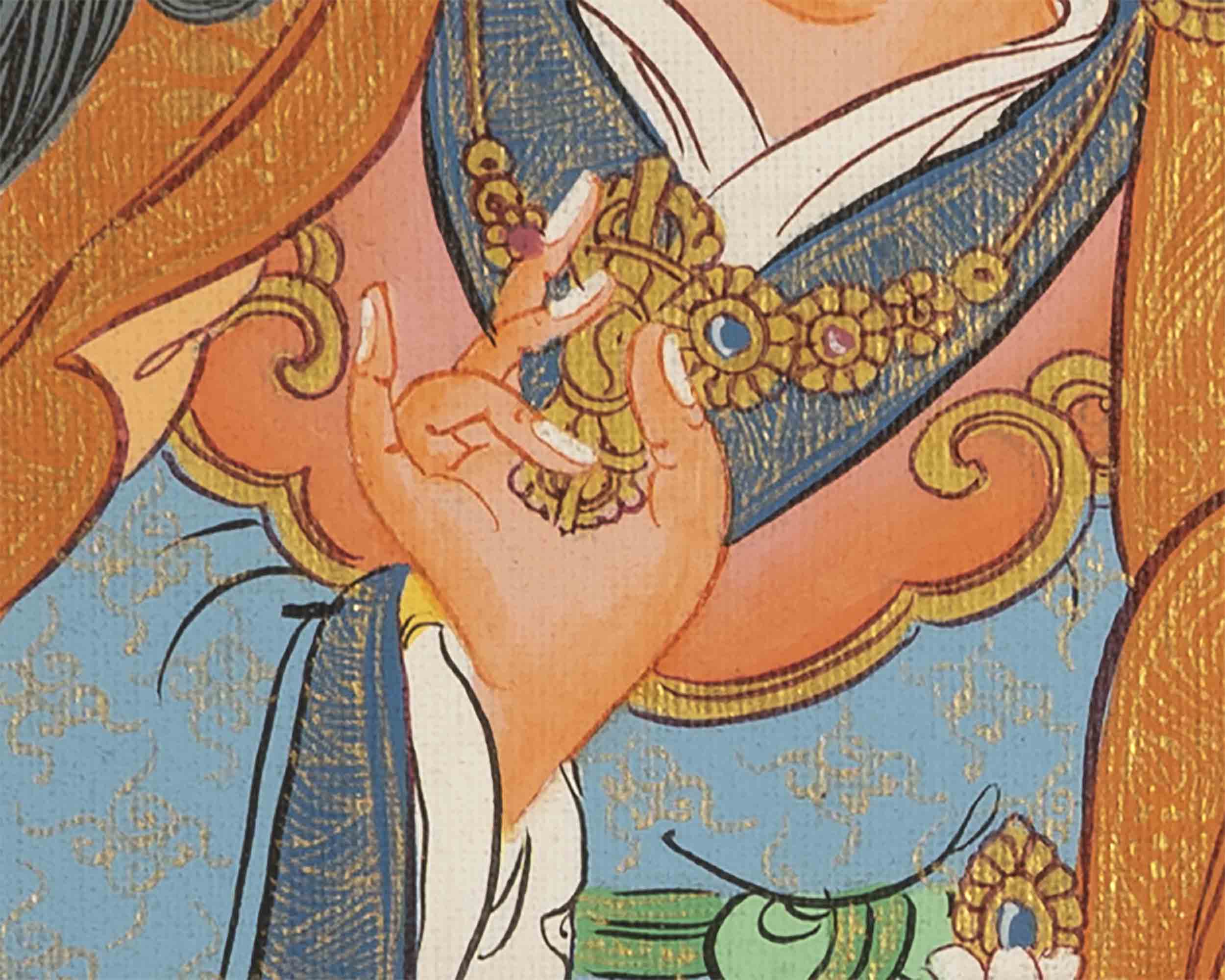 Padmasambhava Guru Rinpoche Thangka | Wall Hanging | Decoration Painting