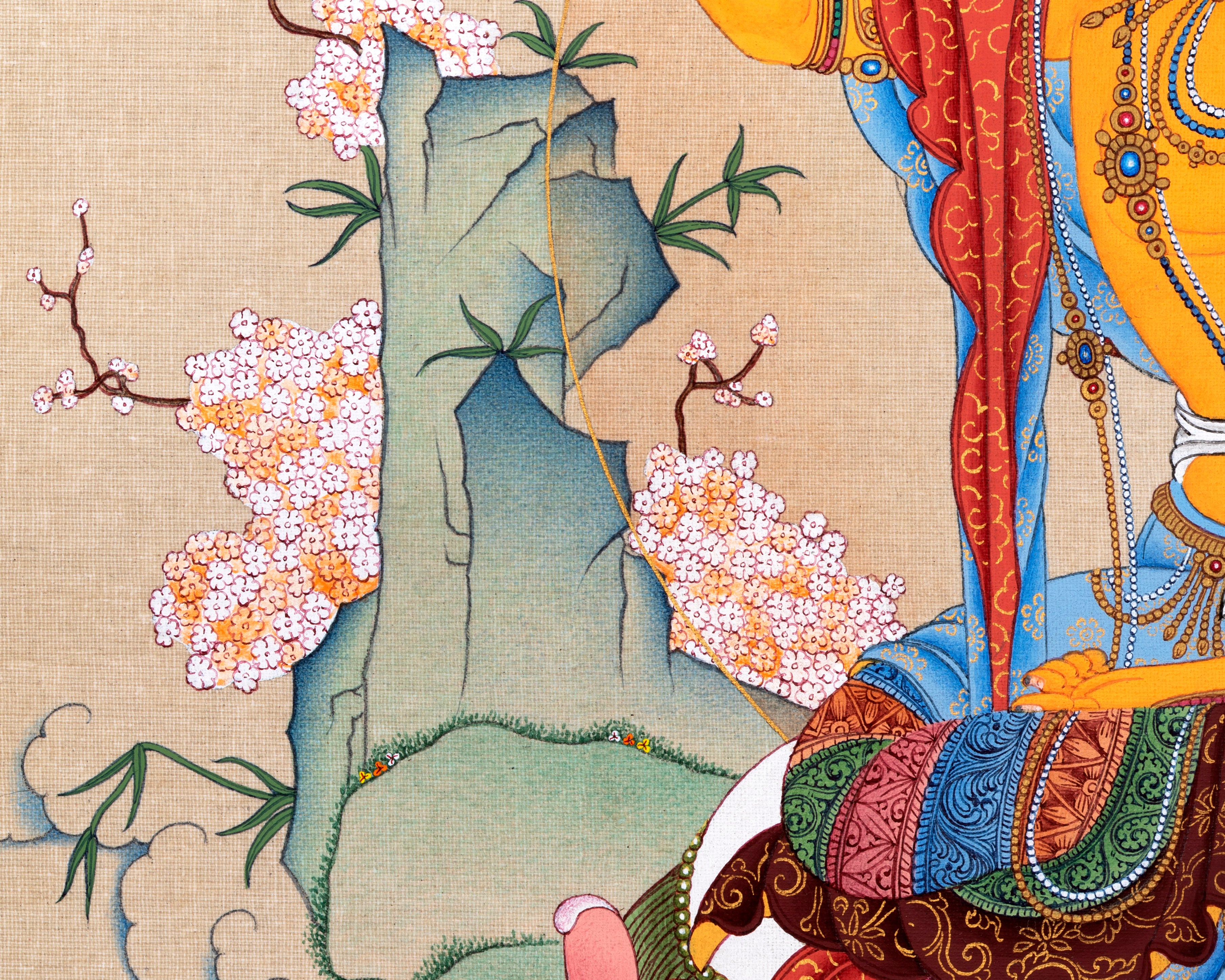 Manjushri, Manjushree Thangka, Tibetan Thangka Painting