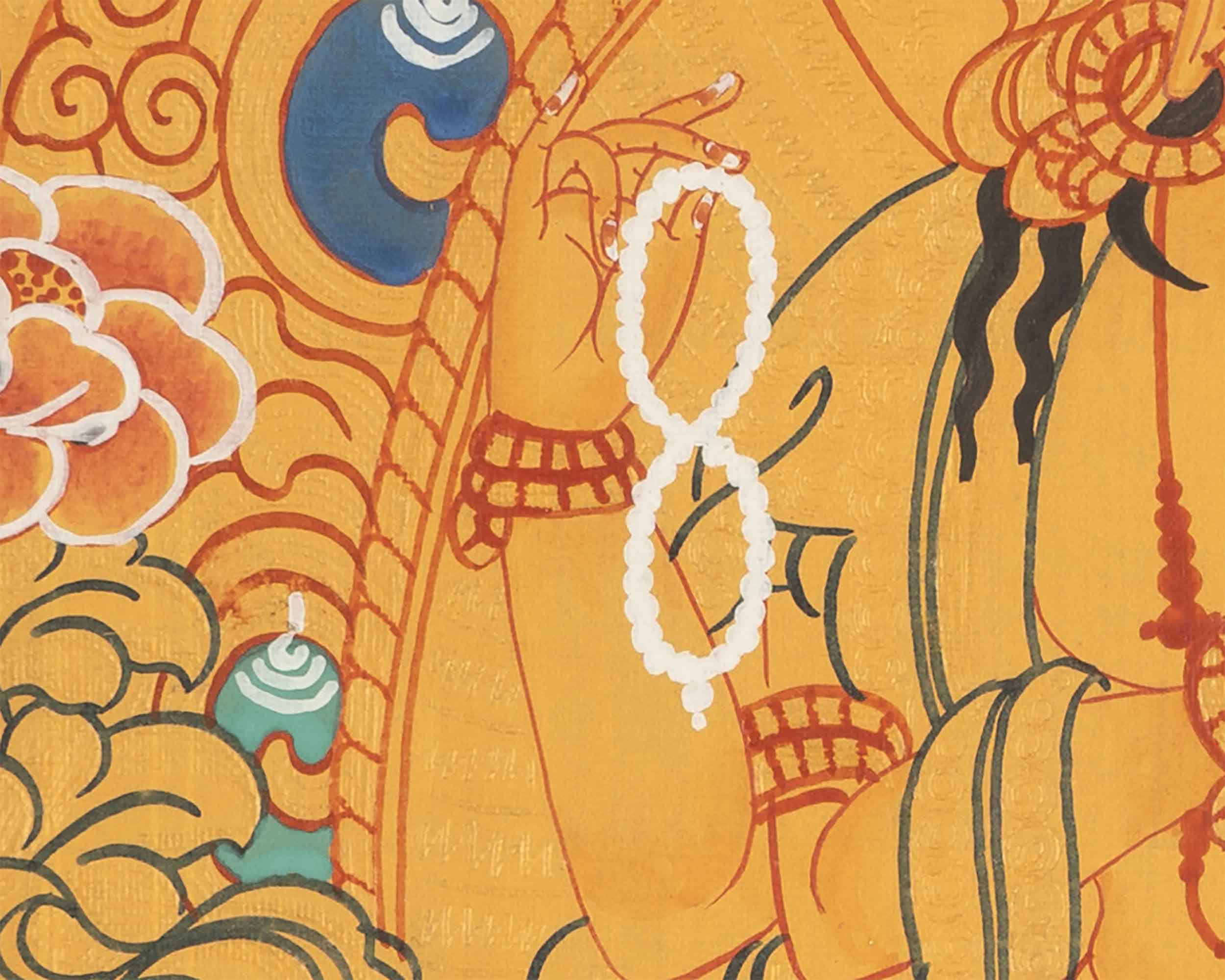 Bodhisattva Avalokiteshvara Chengrezig | Tibetan Buddhist Thangka