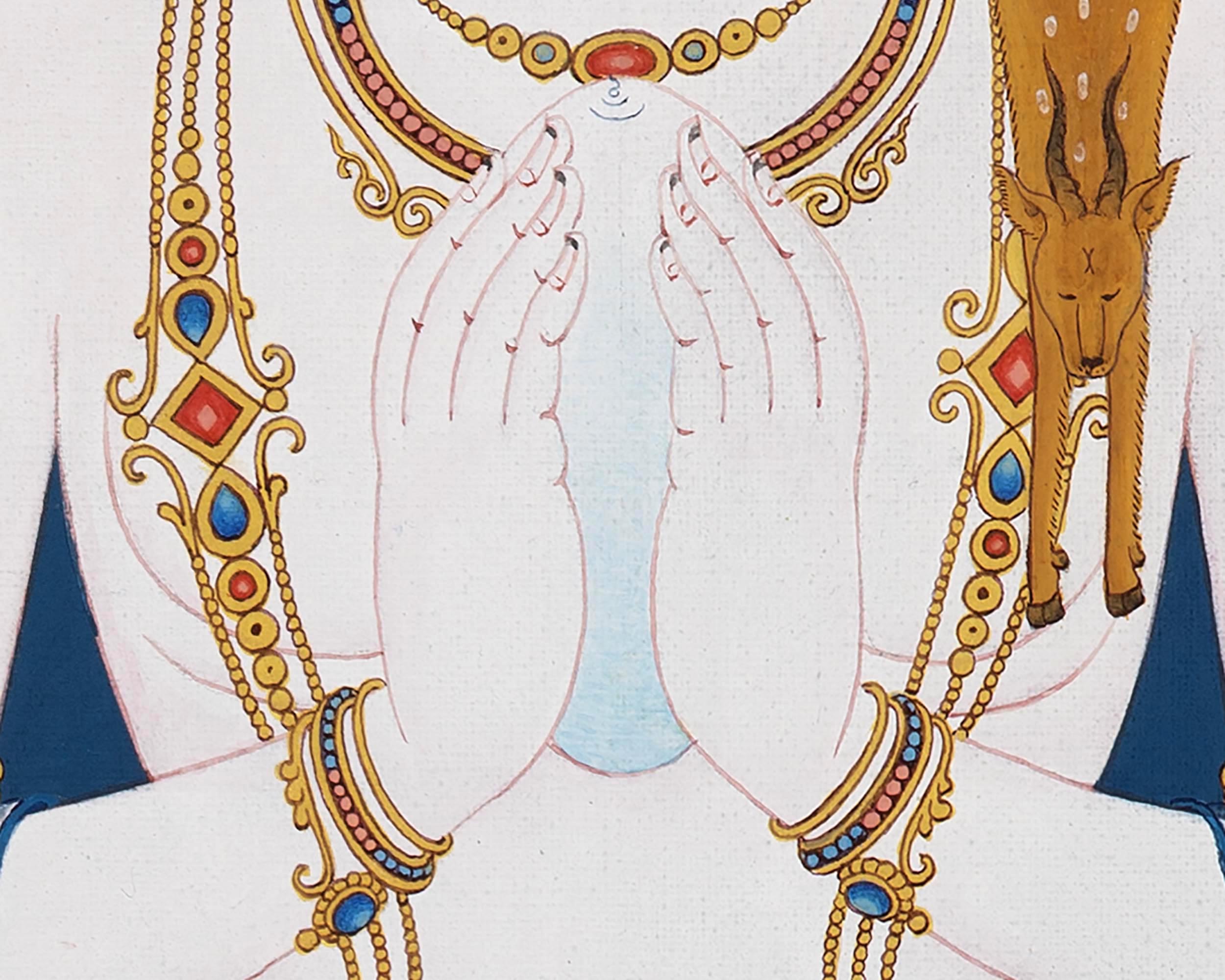 Chenrezig | The Bodhisattva of Compassion Painting | Avalokiteshvara Thangka