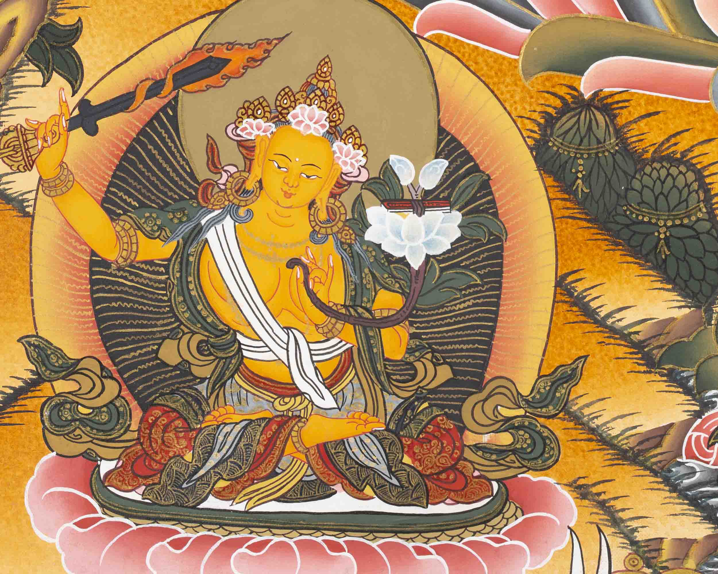 1000 Armed Avalokiteshvara | Wall Decors | Traditional Tibetan Thangka