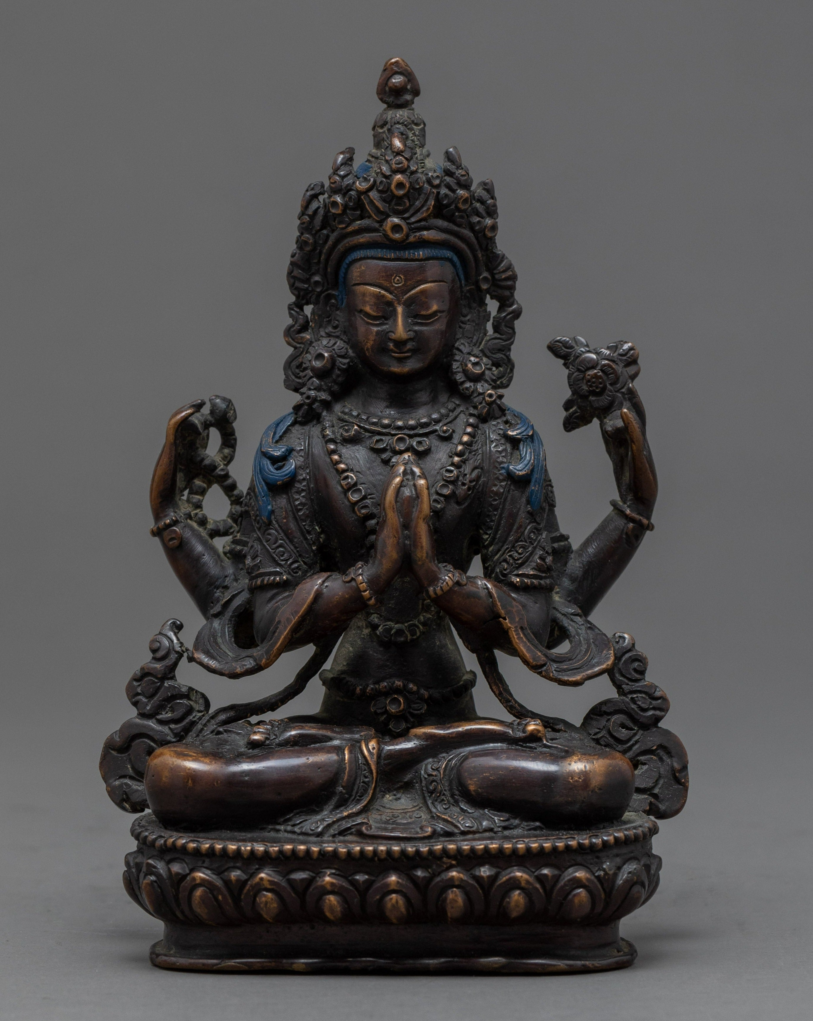 Chenrezig Vintage Statue