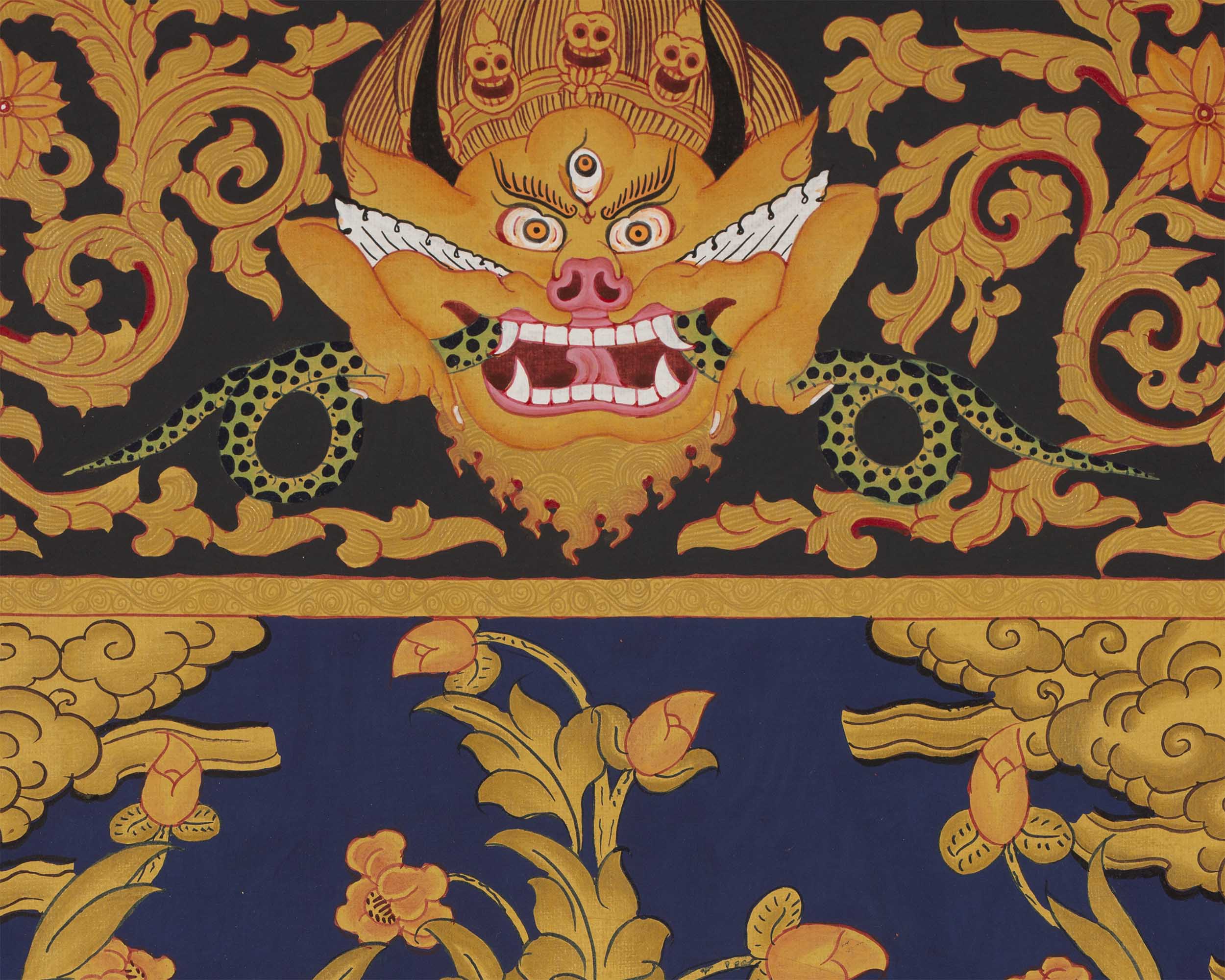 Gold Style White Tara | Traditional Tibetan Thangka | Wall Decors