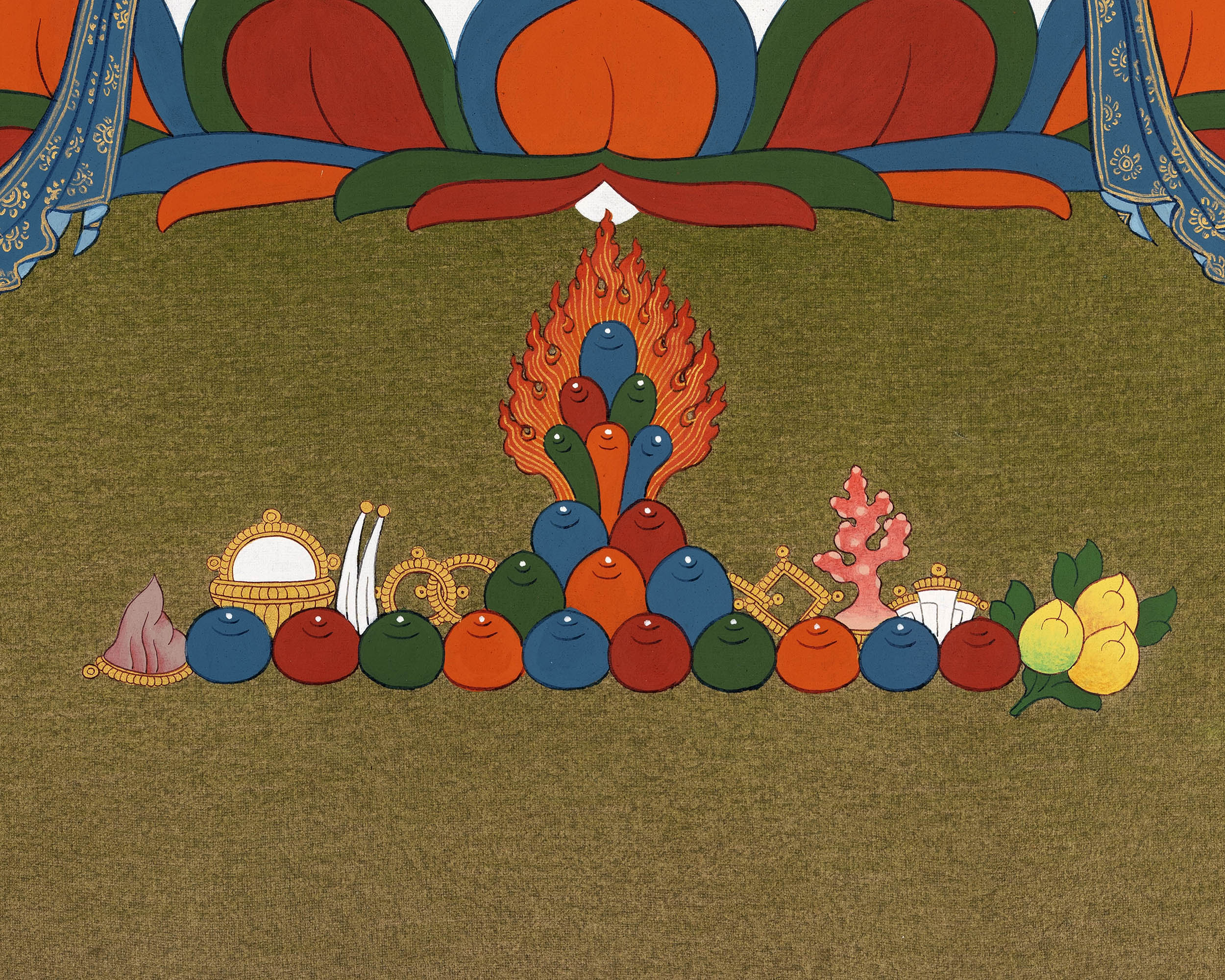 Wisdom Bodhisattva Manjushri Thangka