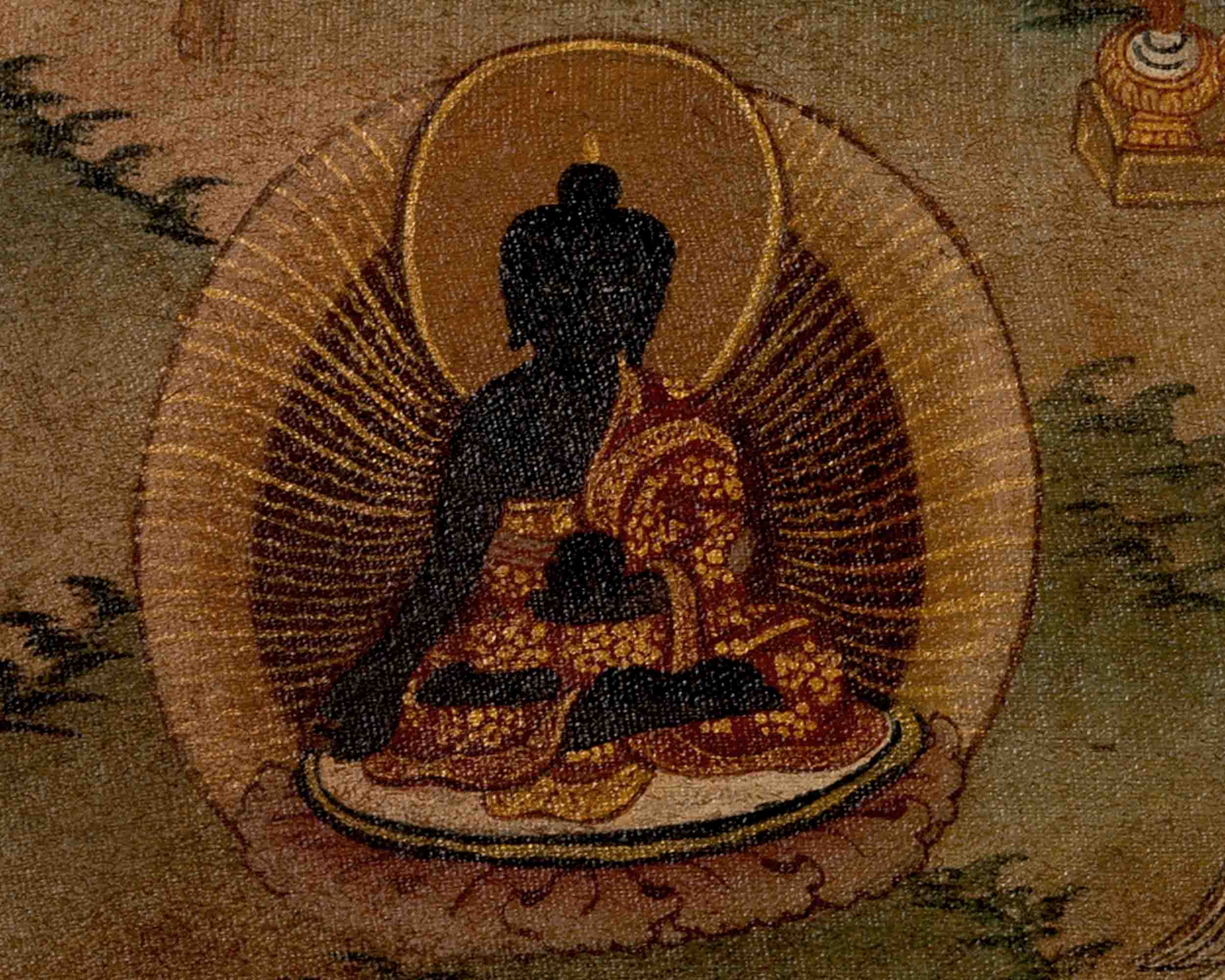 Chengrezig Avalokitesvara Thangka | Wall Decoration Painting
