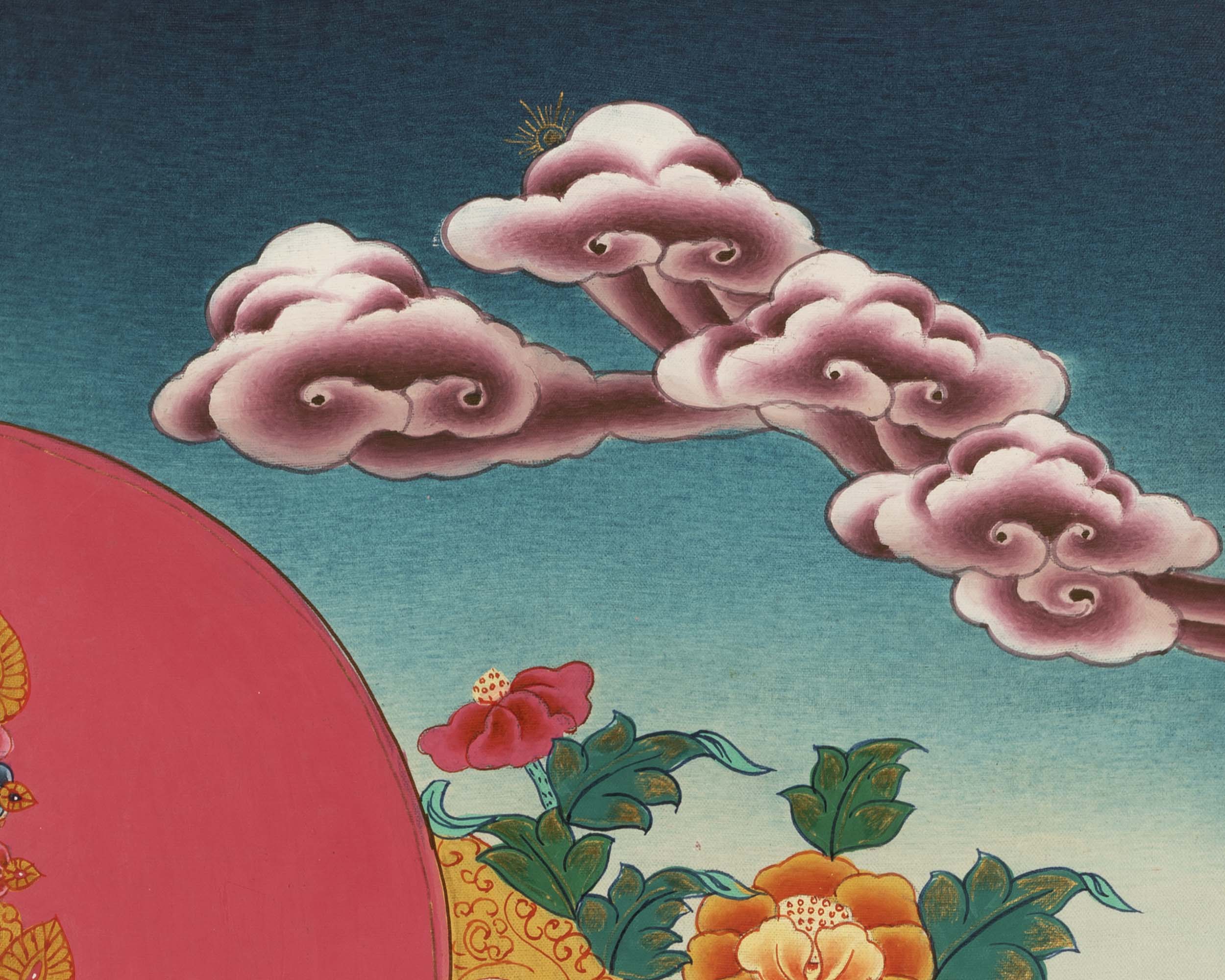Colorful Vajarasattva Thangka | Mantra Deity