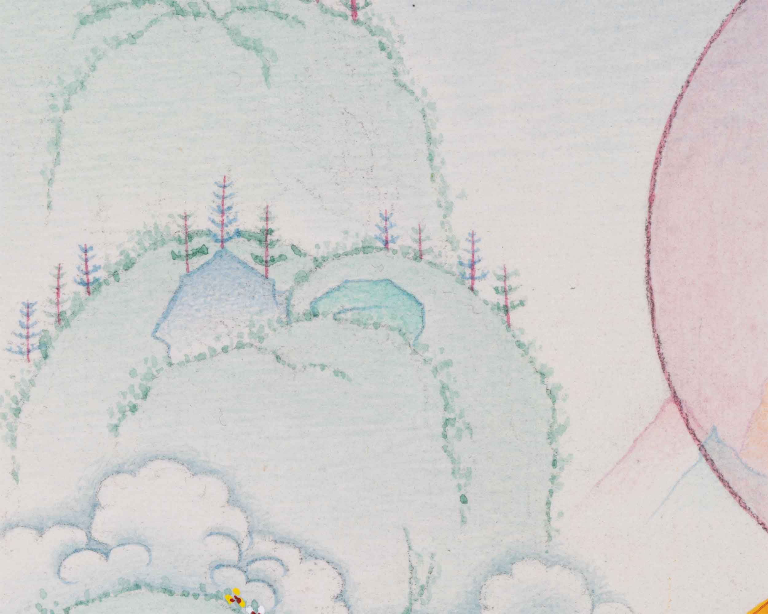 Historical Buddha Shakyamuni Mantra Practice Thangka | Hand-Painted Gautam Buddha Art