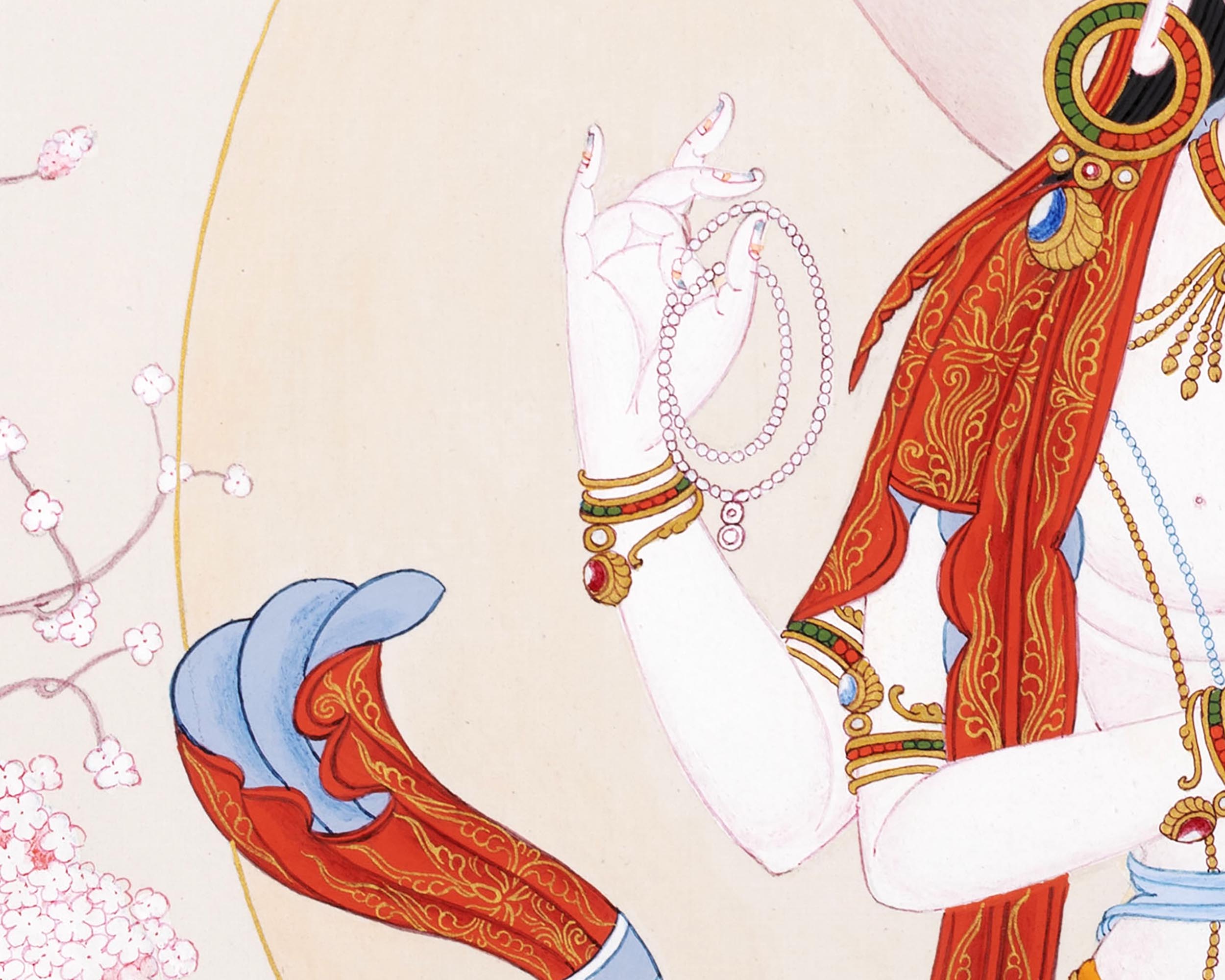 Namo Avalokiteshvara | Tibetan Chenrezig Thangka