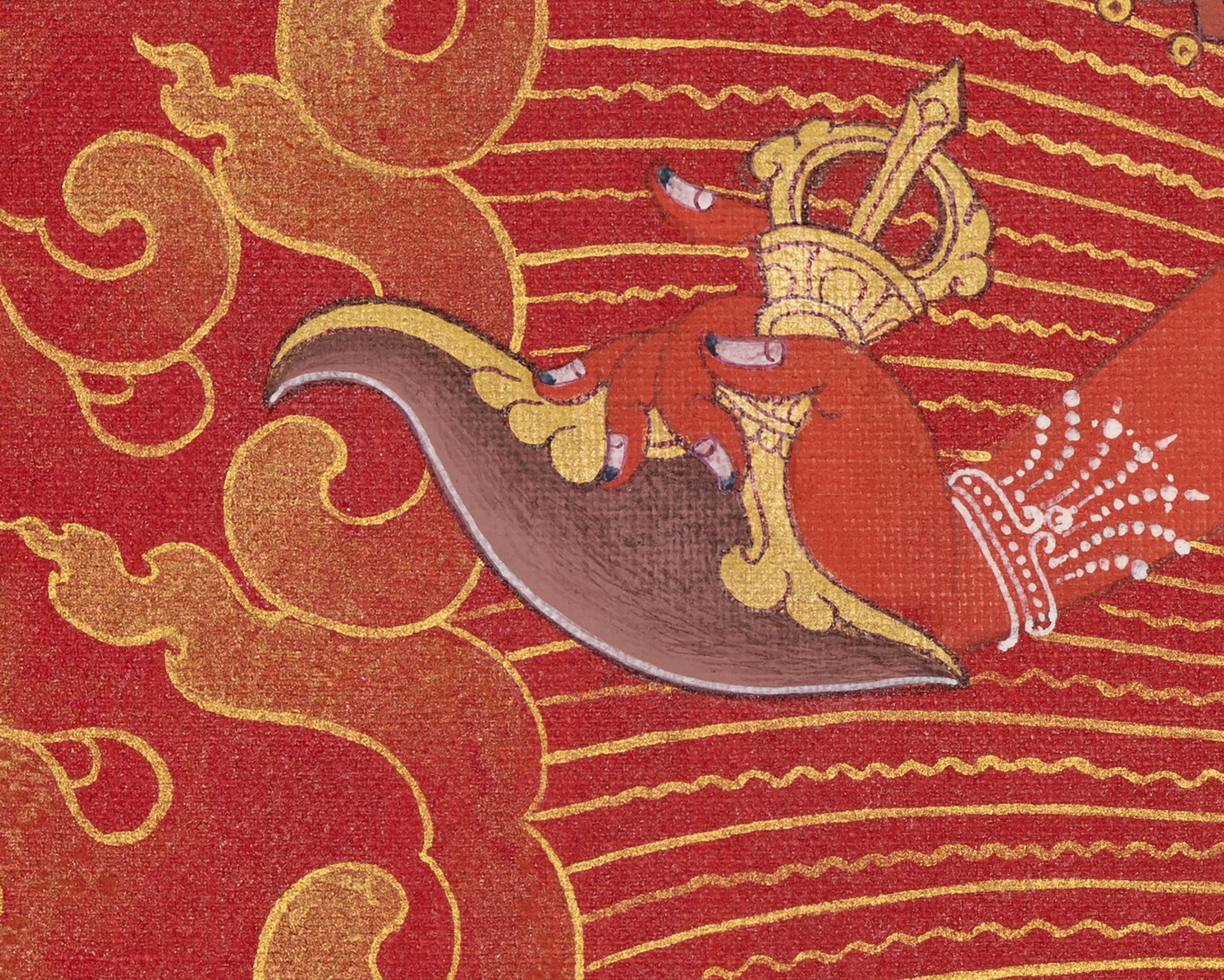 Vajrayogini Thangka | Handmade Tibetan Art | Dakini Painting