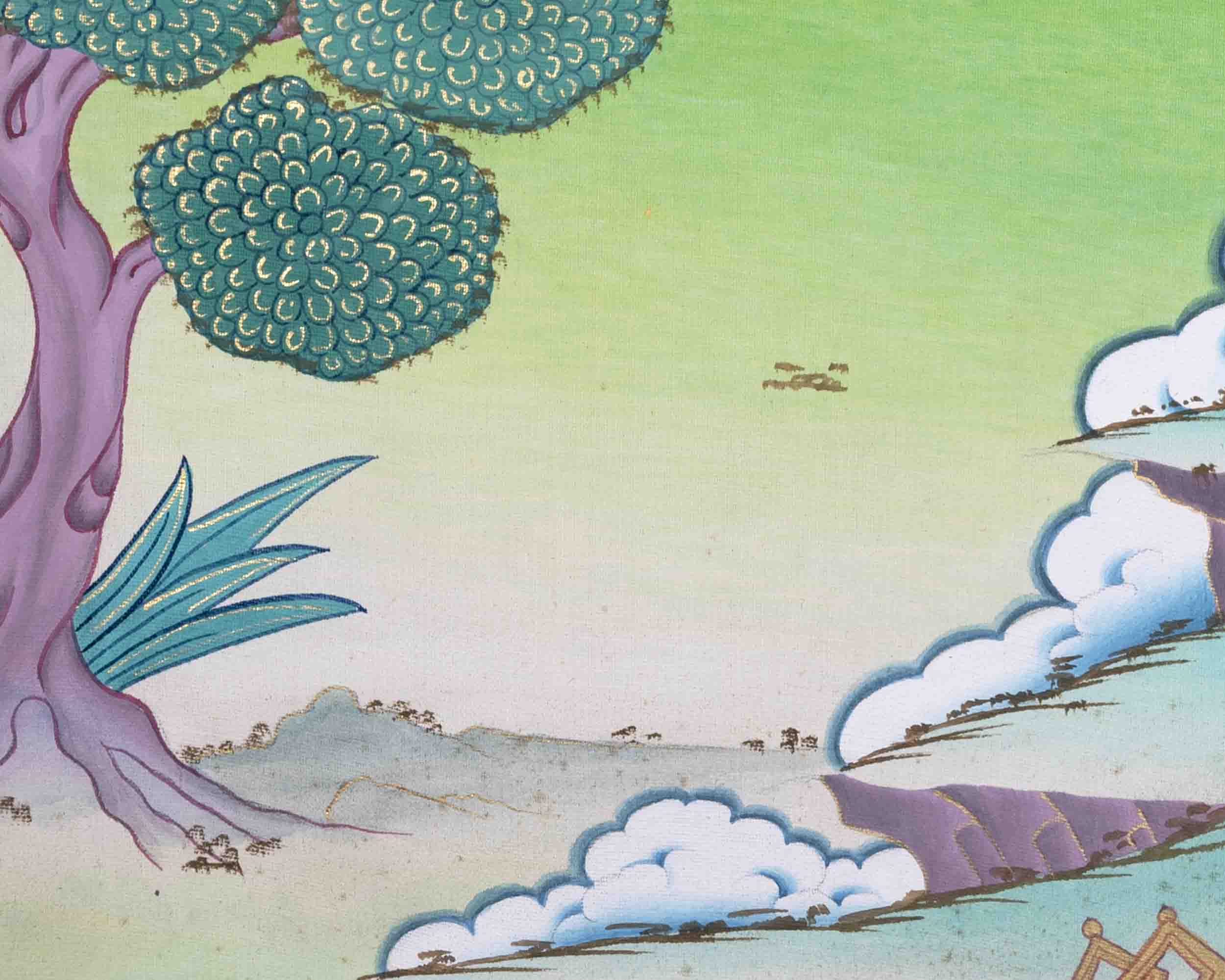 Yab Yum Buddha Thangka | Samantabhadra | Traditional Wall Decors