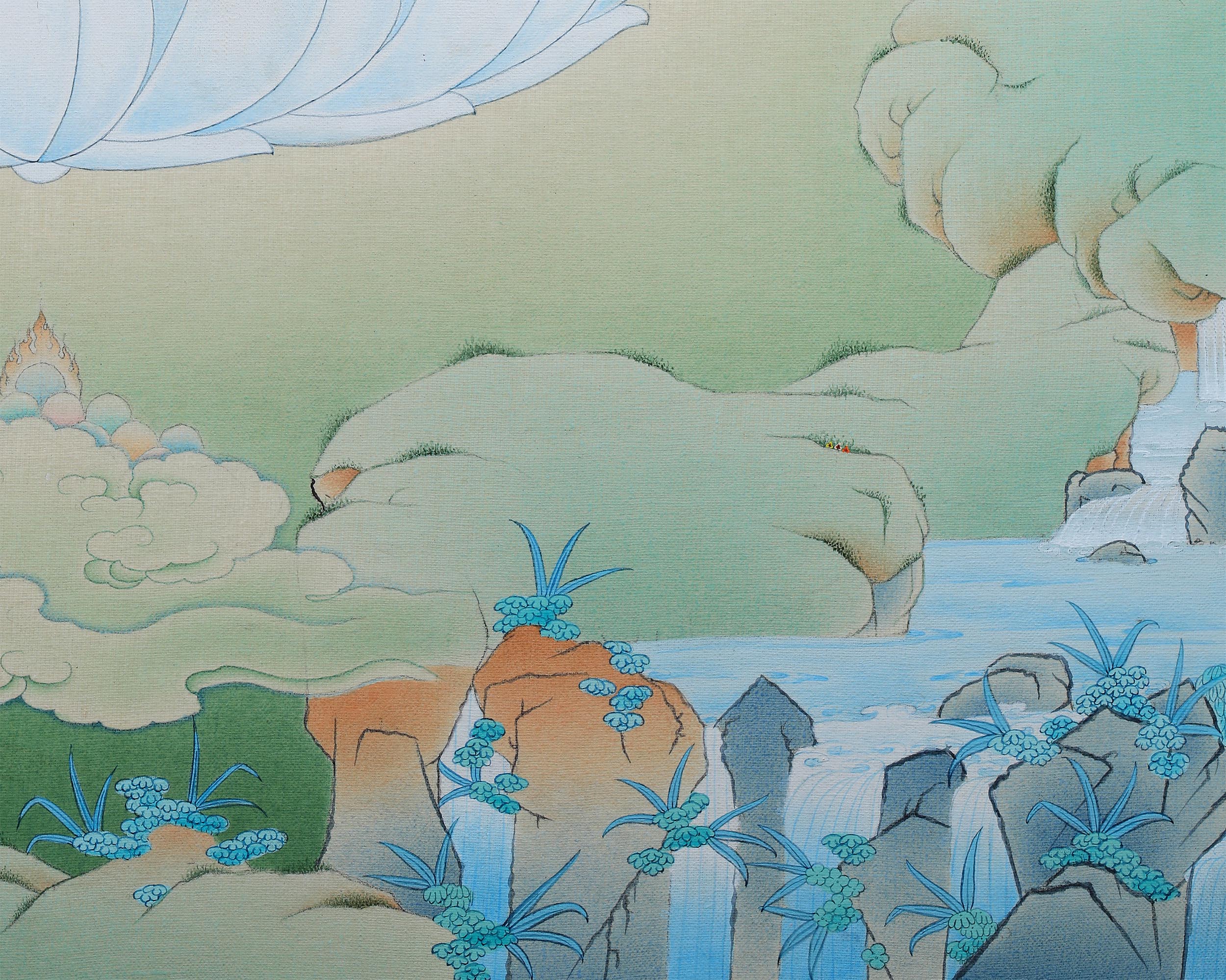 Buddha Shakyamuni, Tibetan Thangka Art