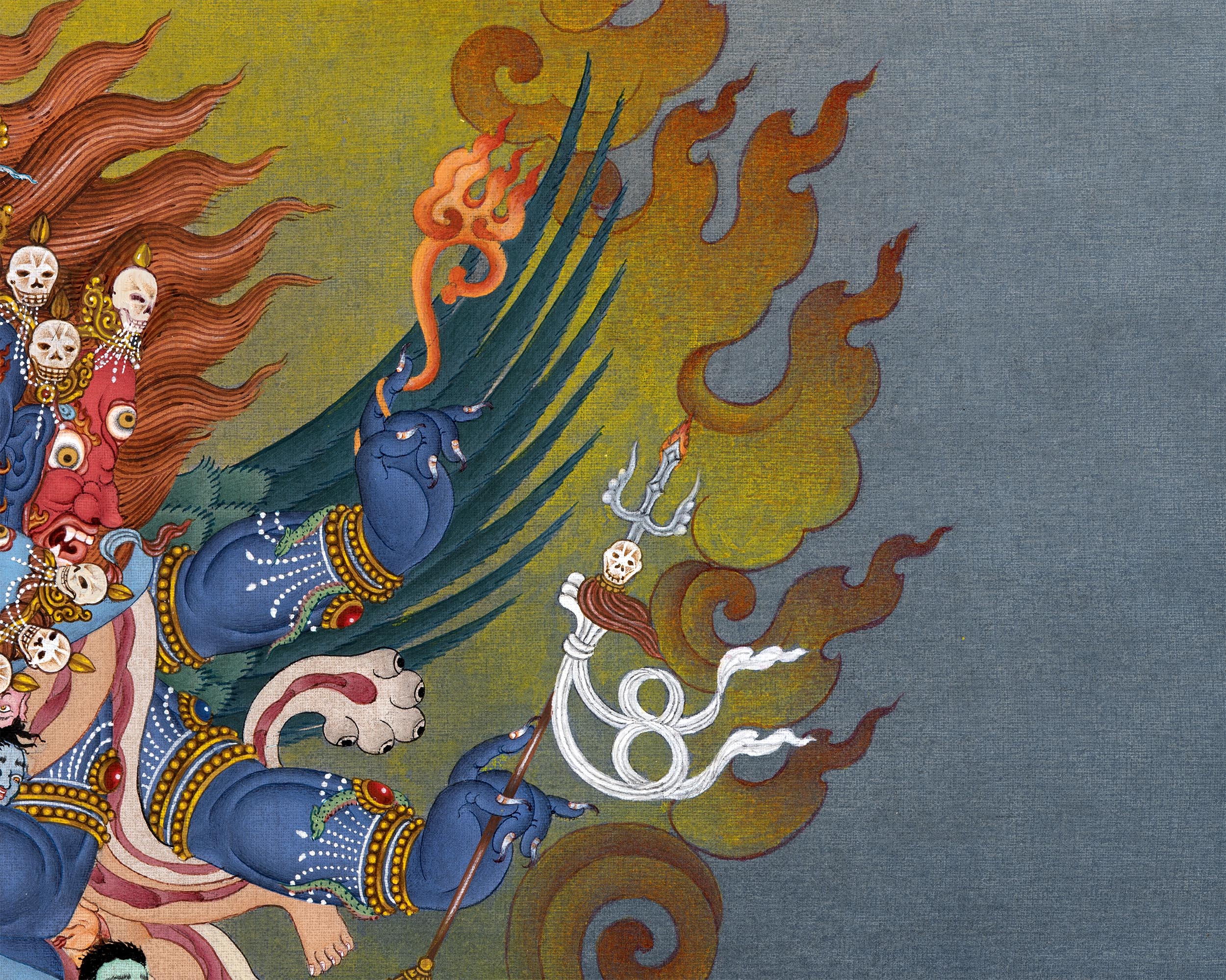 Vajrakilaya Thangka | Special Phurba Painting | Nyingma Yidam