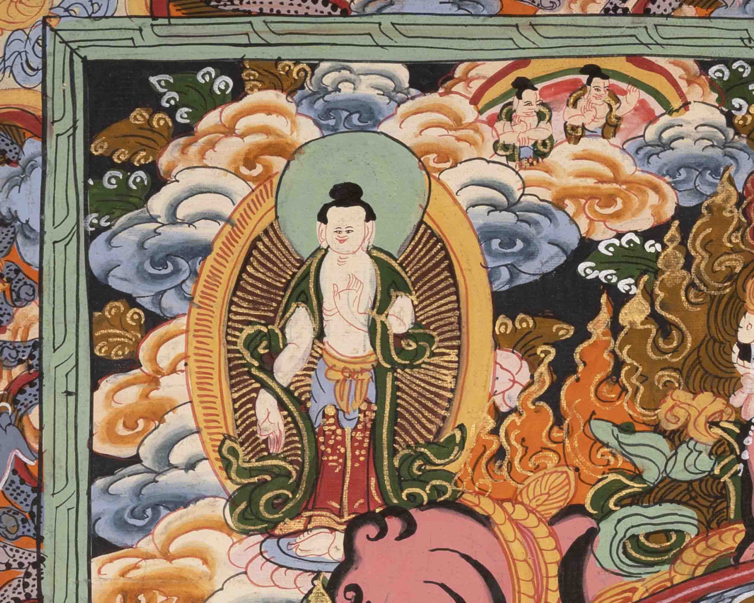 Bhavachakra Thangka | Traditional Tibetan Art | Wall Decors