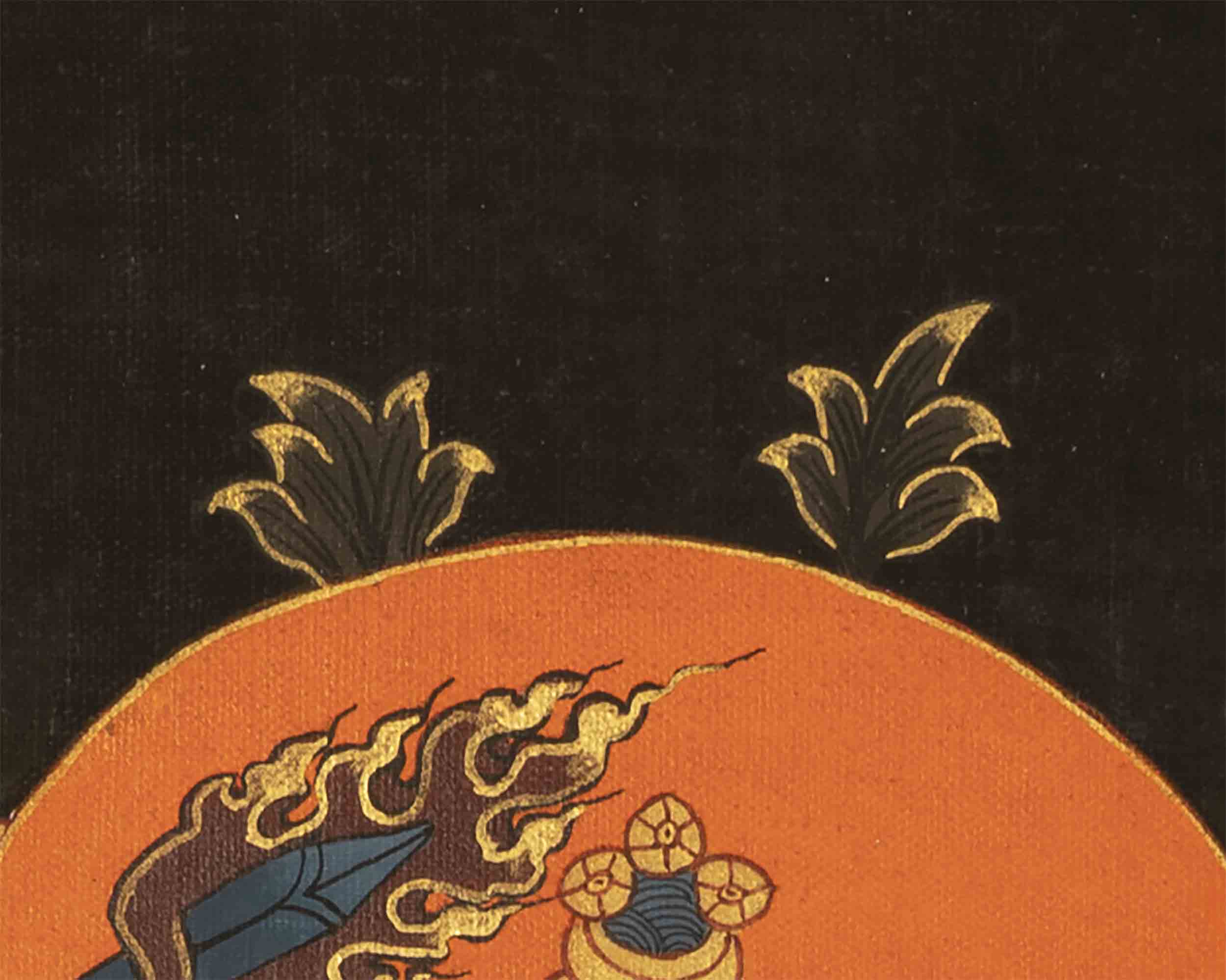 Manjushri Tibetan Thangka | Tibetan Thangka Art