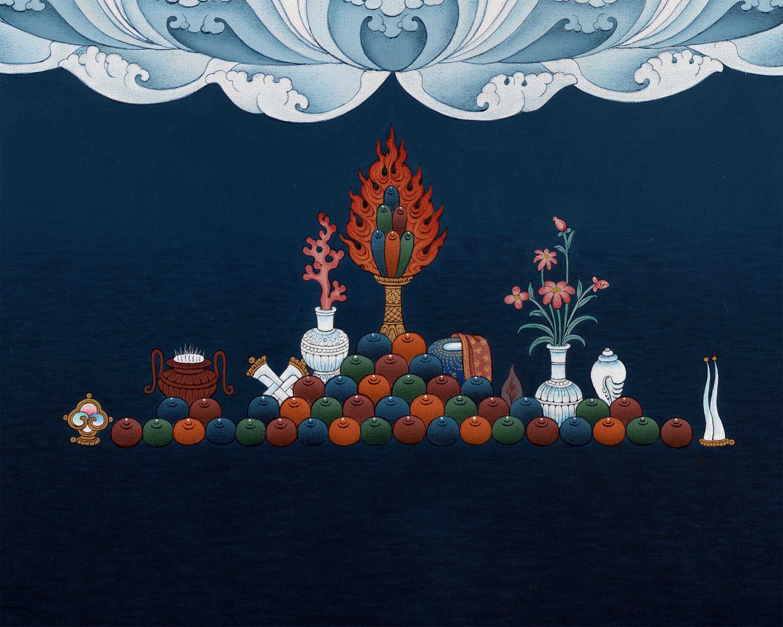 Shakyamuni Buddha Thangka | Siddhartha Gautama | Buddhist Art