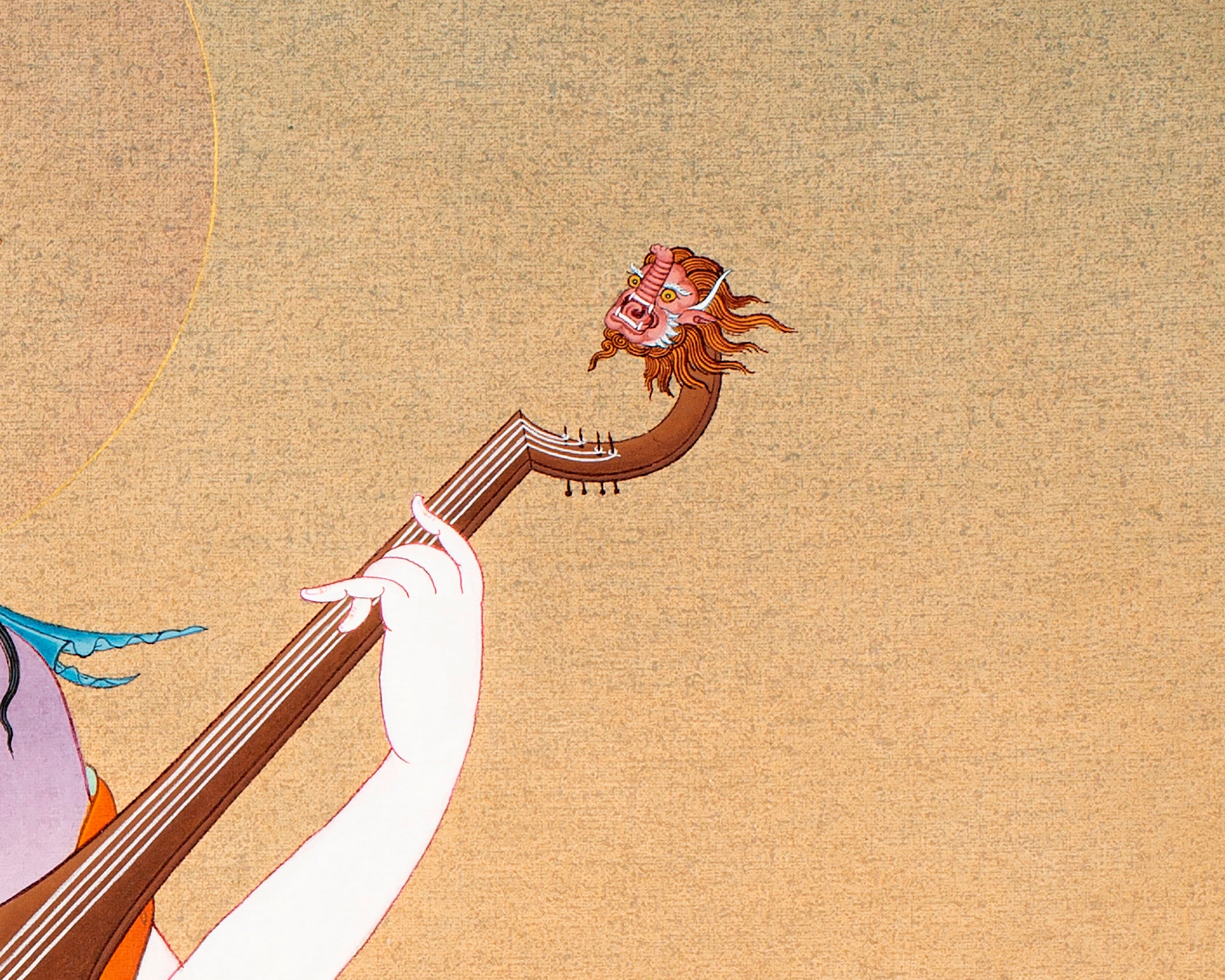 Yangchenma Thangka | Saraswati Thanka Painting | Tibetan Buddhist Art
