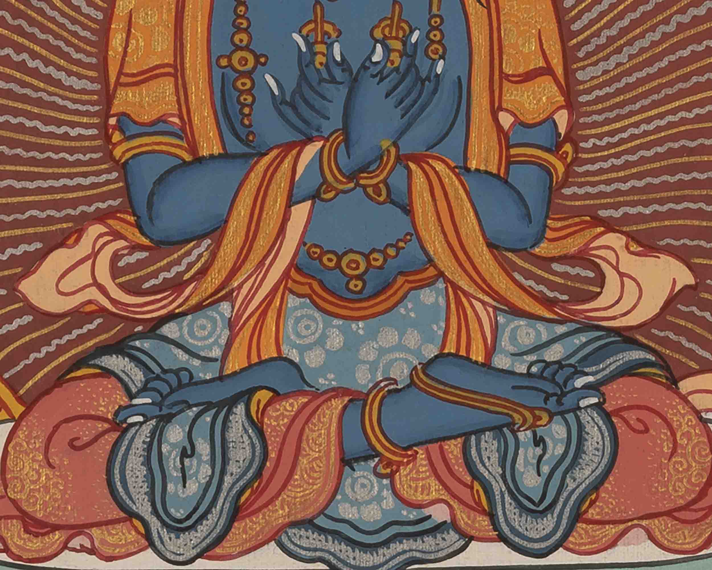 Vajradhara Dorje Chang Thangka | Tibetan Buddhist Thangka Painting