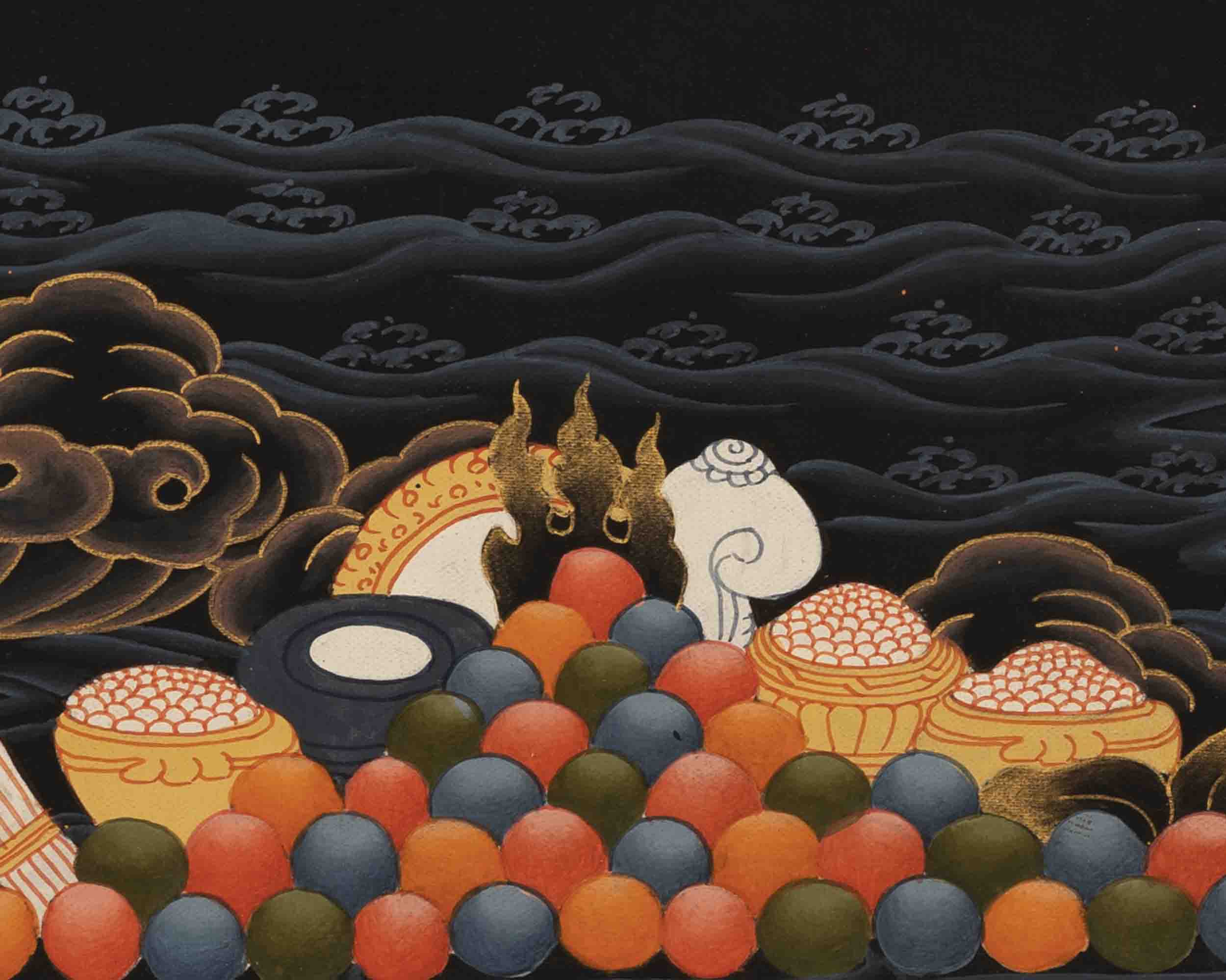 Manjushree Bodhisattva Thangka | Buddhist Religious Paintings