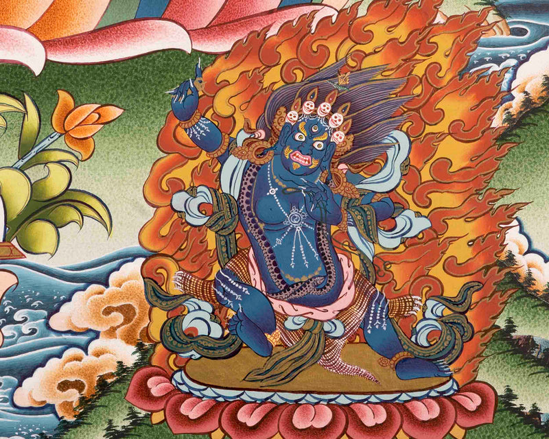 Manjushree Thangka Art | Handpainted Religious Buddhist Art