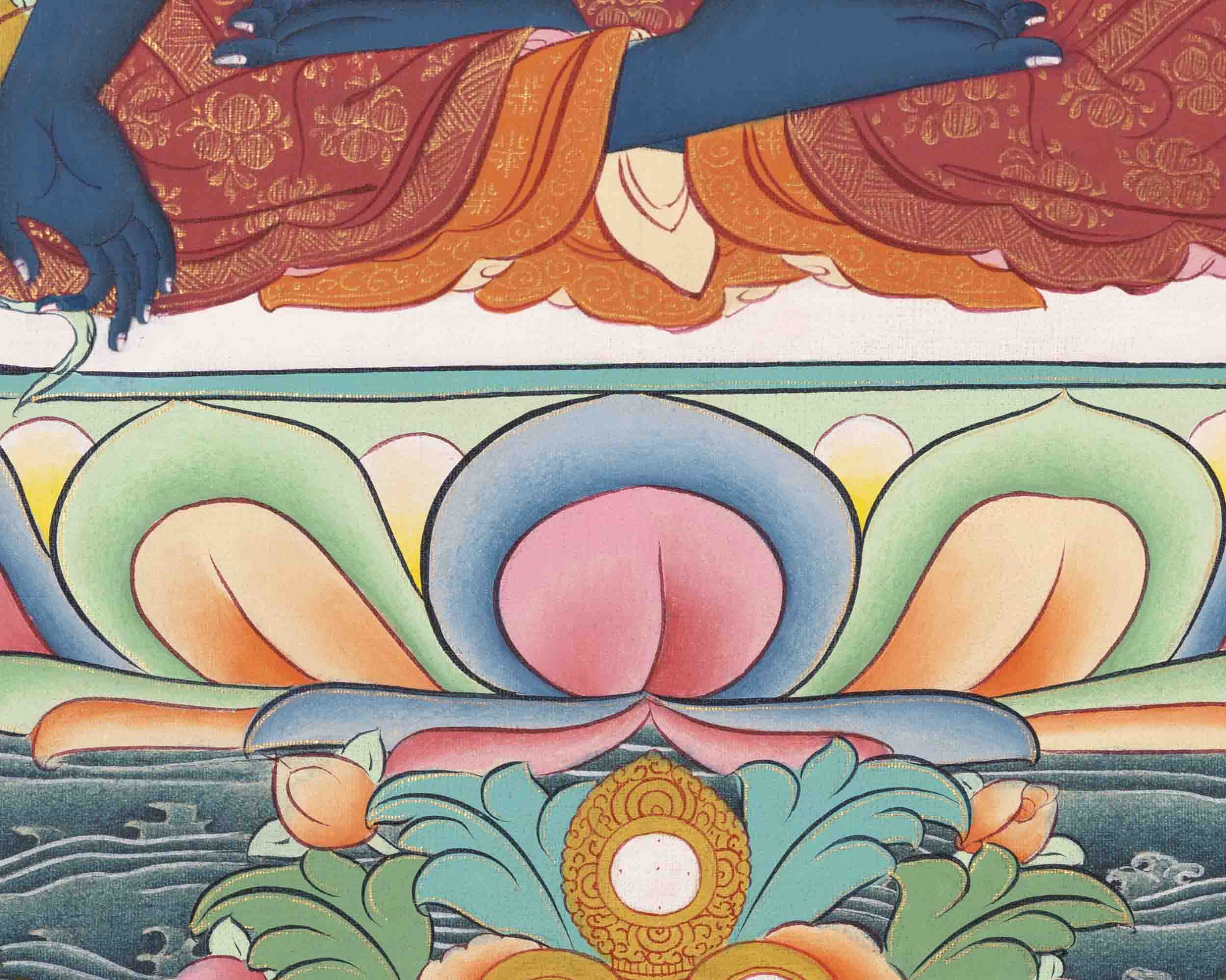 Bhaisajyaguru Thangka | Wall Hanging Medicine Buddha Decoration
