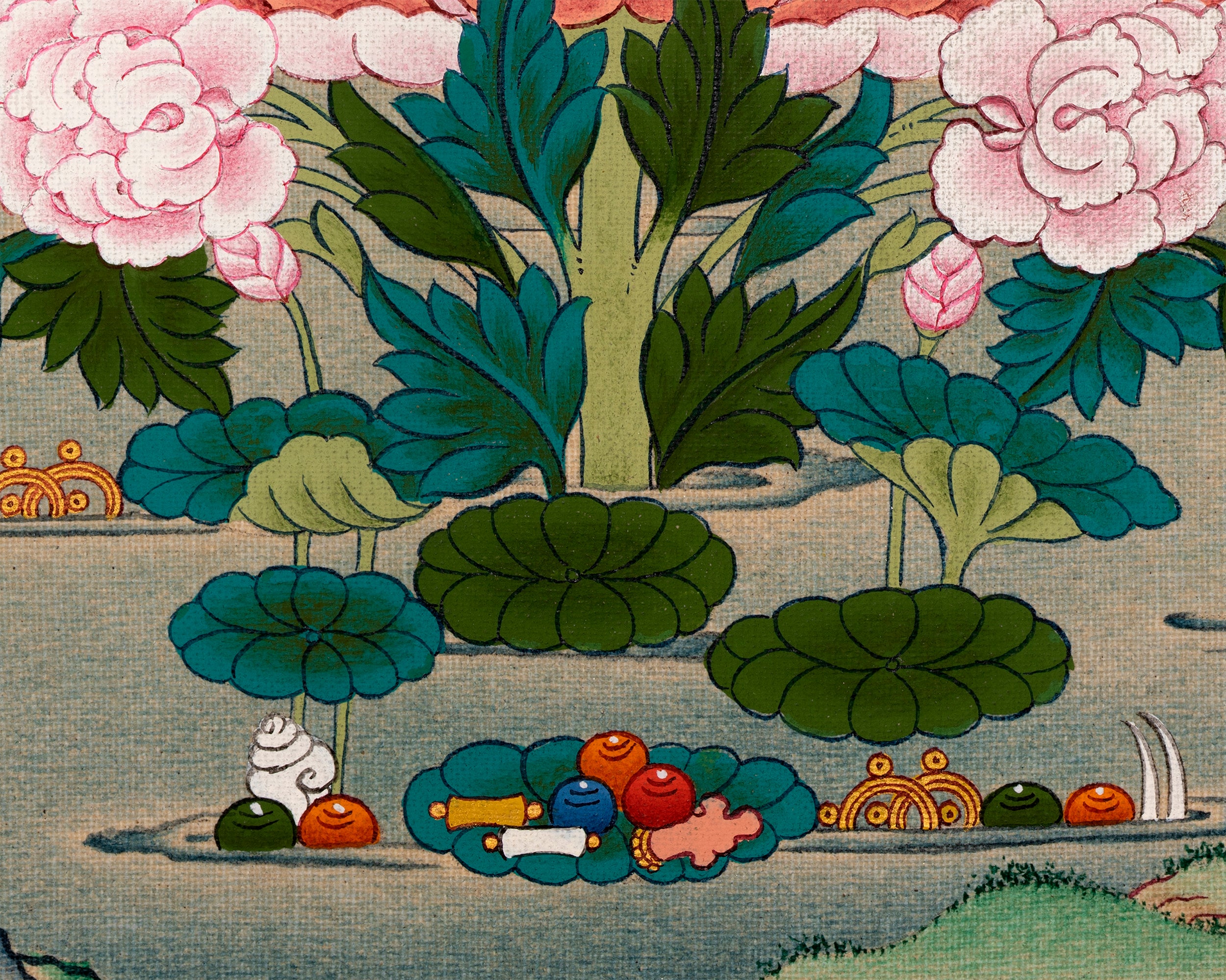 Dakini Mandarava | Guru Padmasambhava Consort | Tibetan Thangka Painting