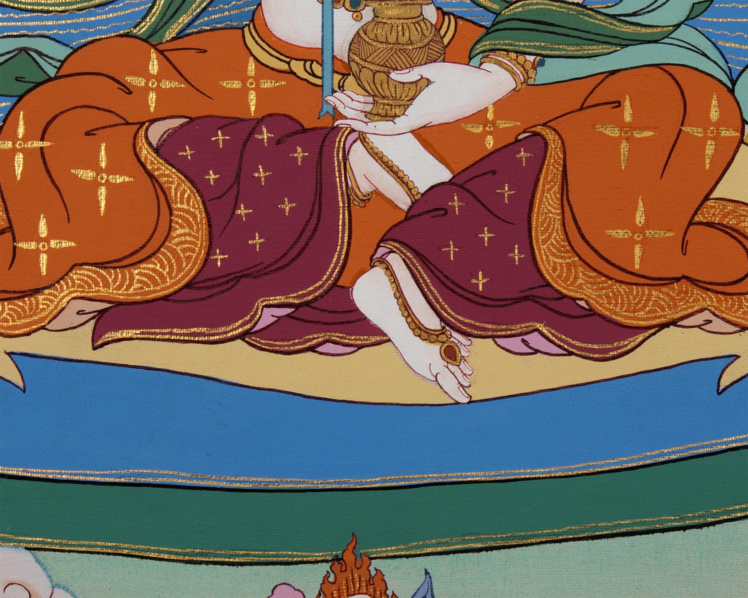 Dakini Mandarva | Guru Padmasambhava Consort | Thangka Art