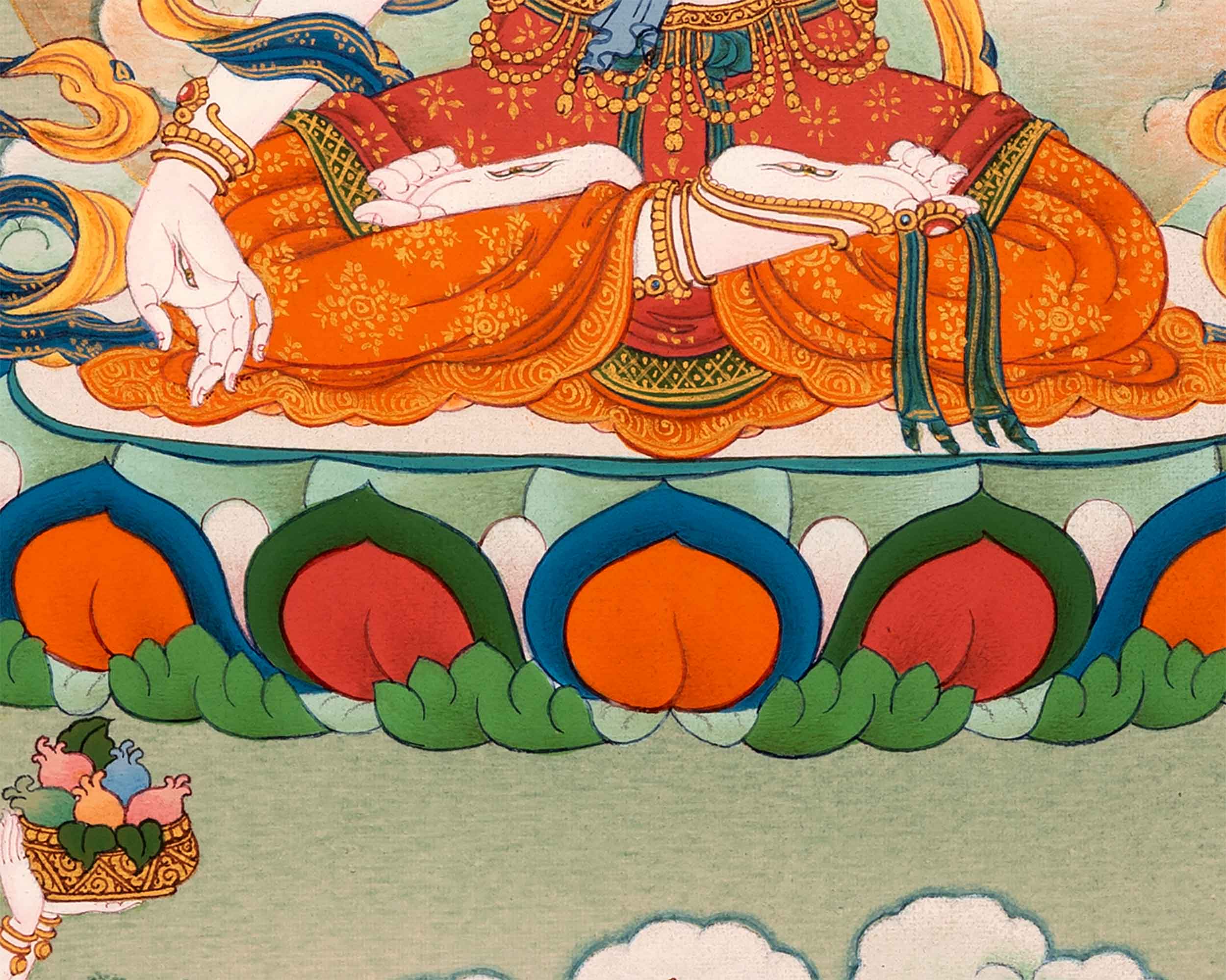 White Tara Goddess Thangka | Tibetan Art of Female Bodhisattva