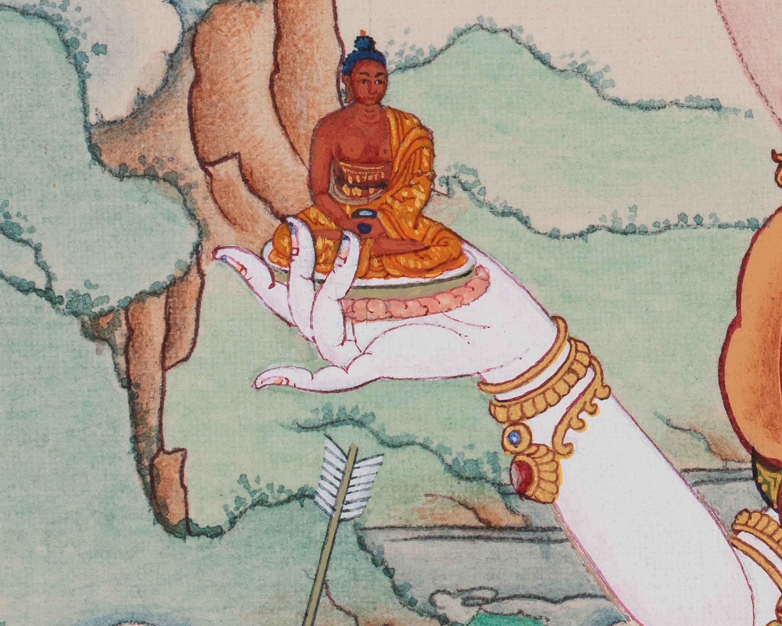 Traditional Himalayan Thangka Namgyalma Mantra Practice | Tibetan Dakini Of Longevity