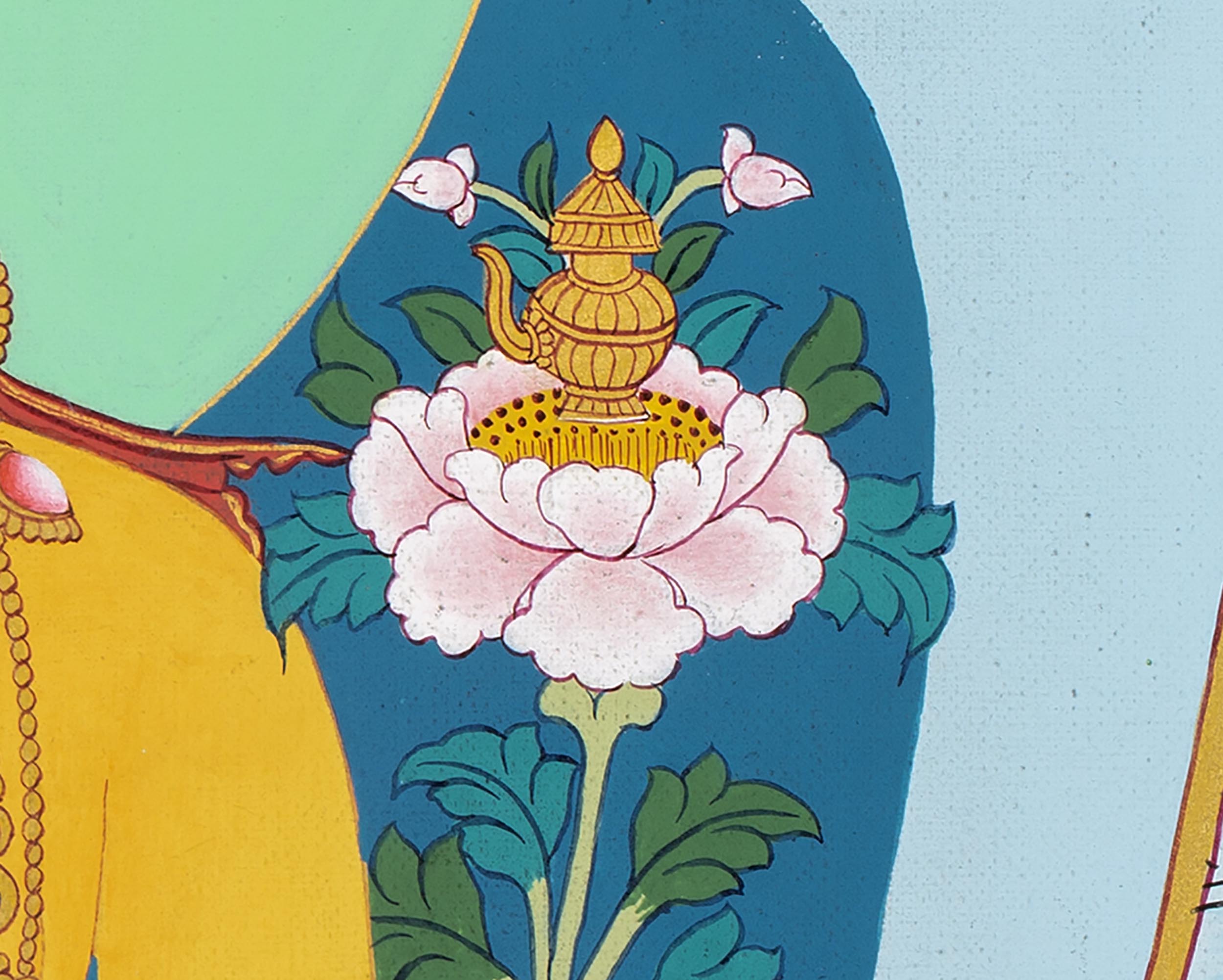 Maitreya Buddha Thangka | Tibetan Buddhist Deity | Himalayan Thangka Paintings