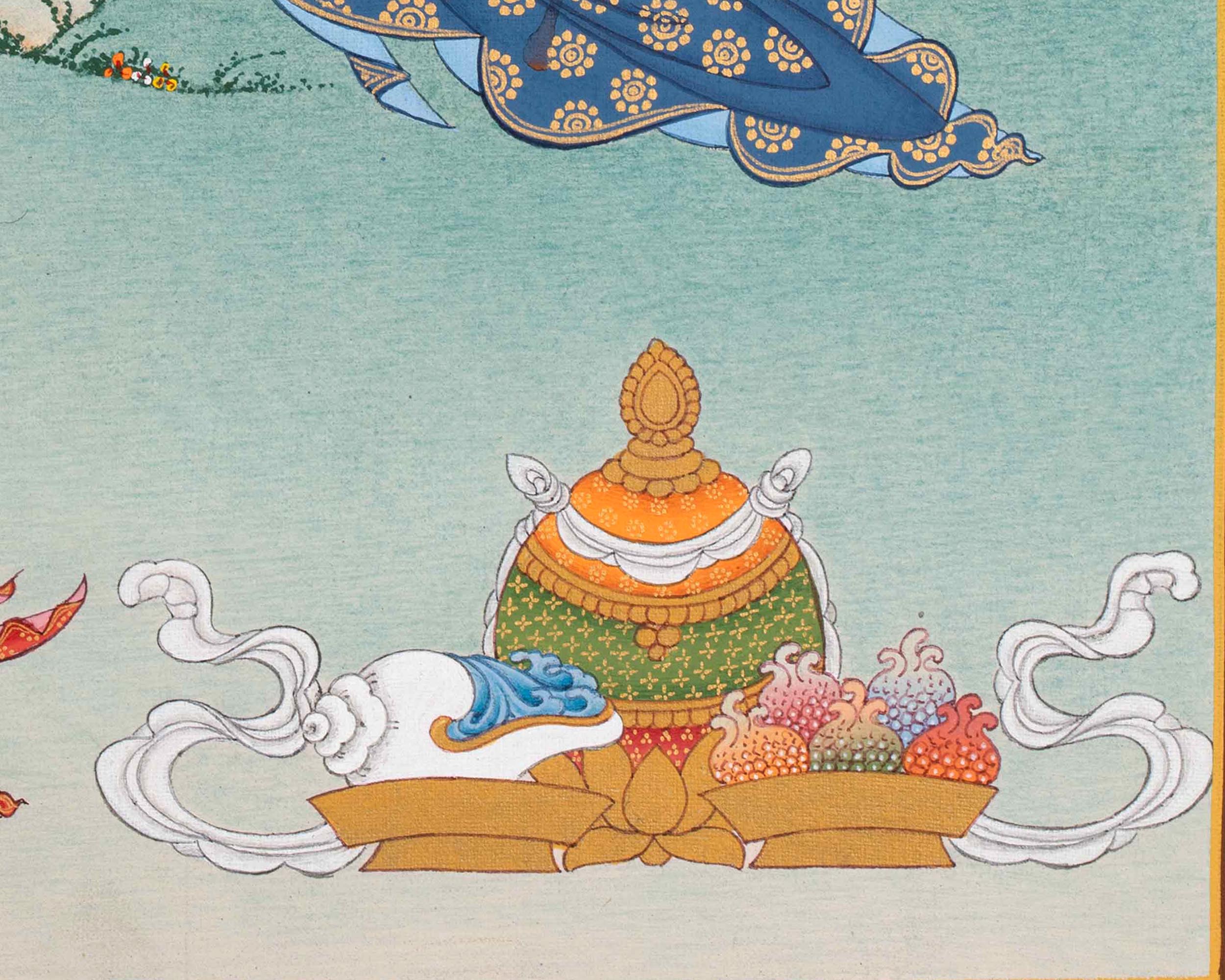 Wheel of Life Thangka Prints | Tibetan Buddhist Mandala Painting