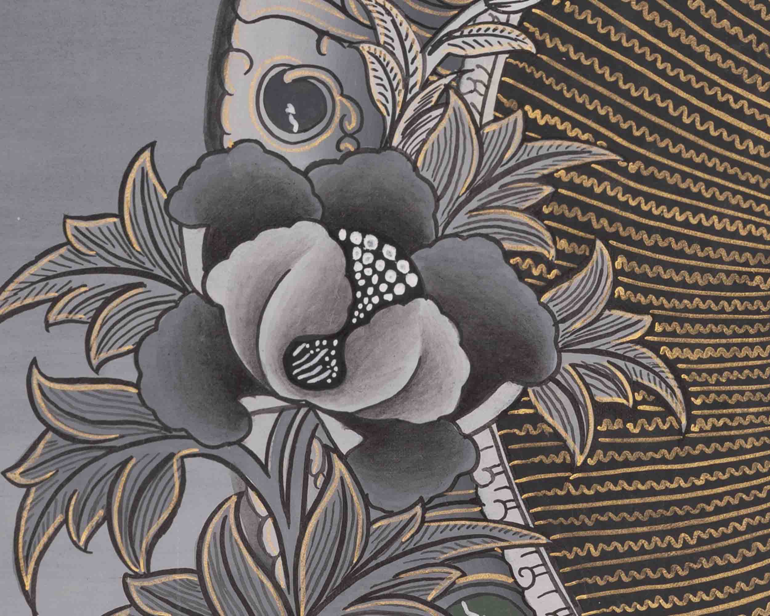 Buddha Samantabhadra Thangka | Traditional Tibetan Art | Wall Decors