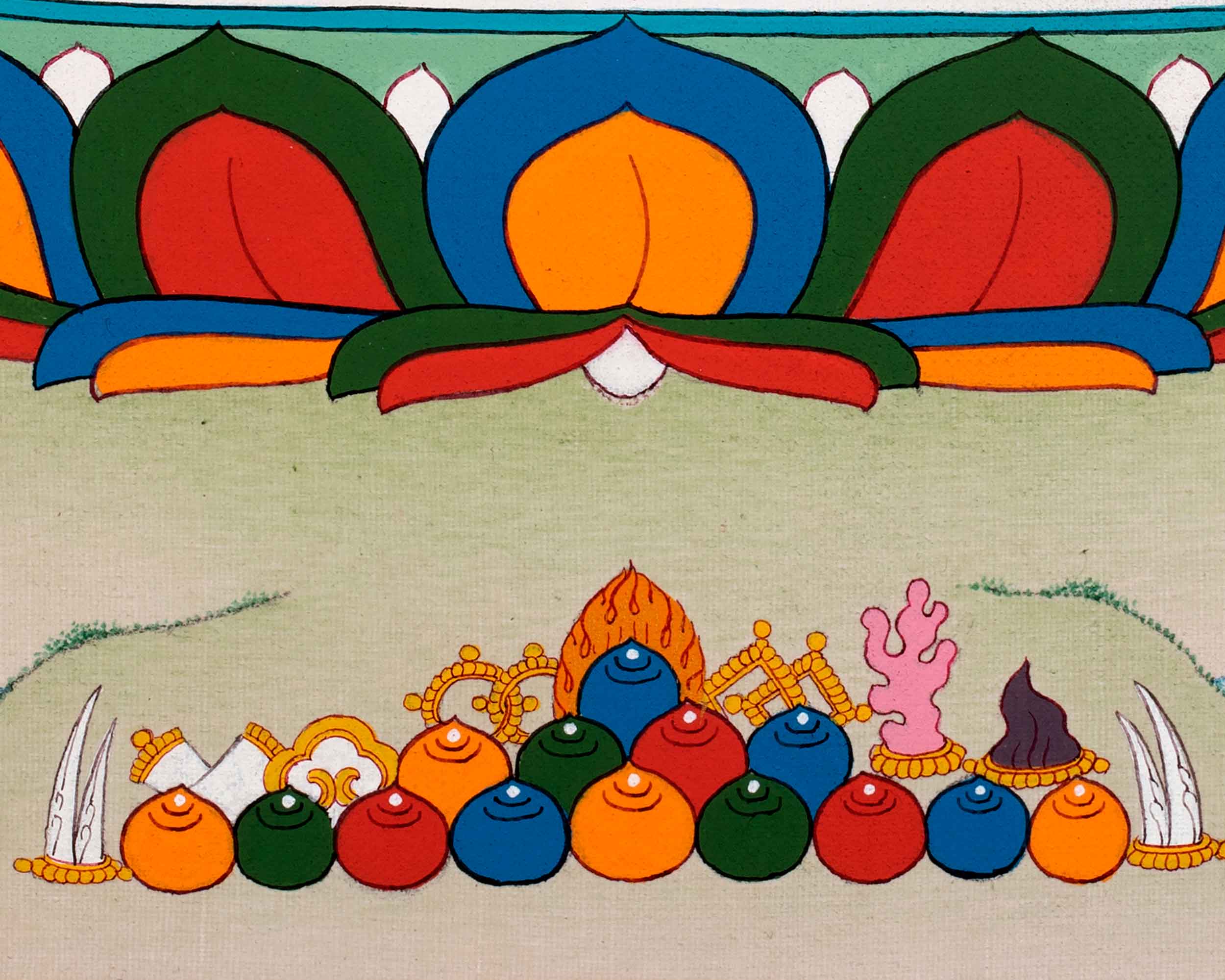 Handpainted Shakyamuni Buddha Art | Buddhist Thangka