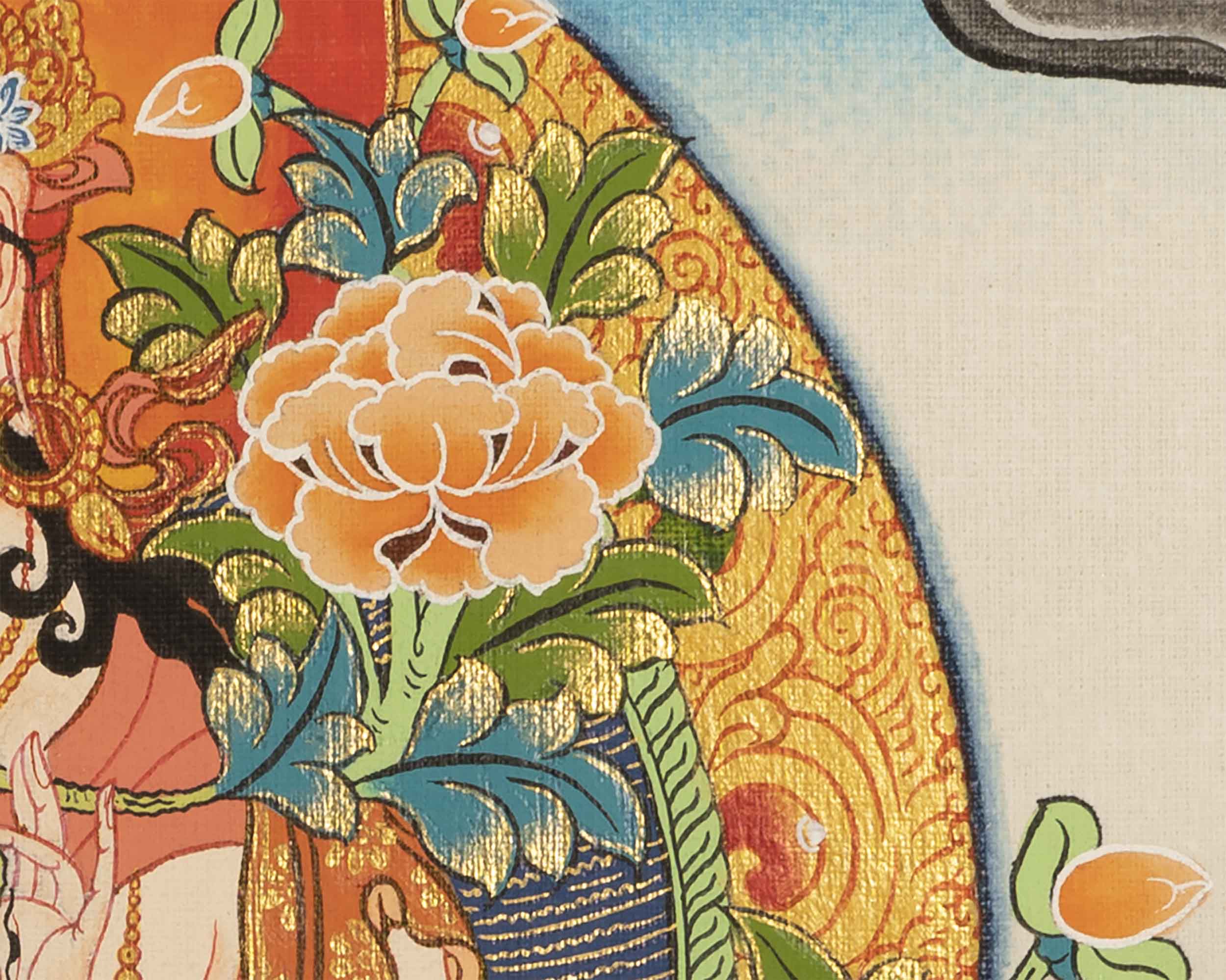 Handpainted White Tara | Tibetan Buddhist Art