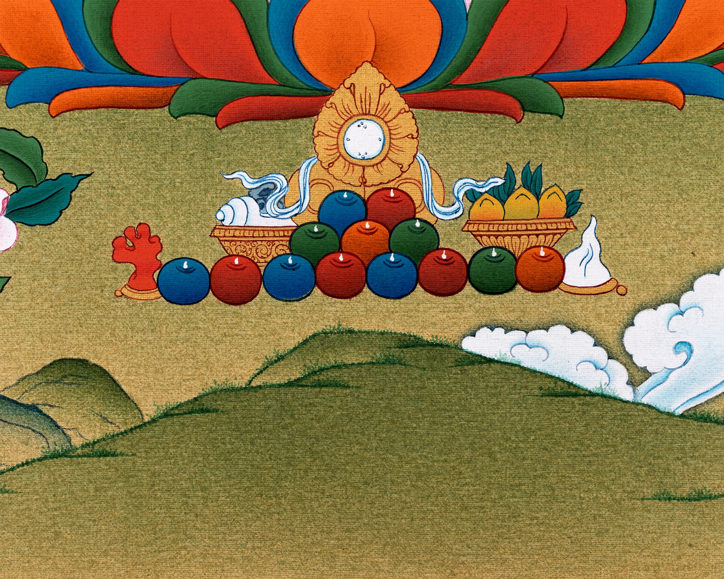 Avalokiteshvara Thangka | Tibetan Bodhisattva Art