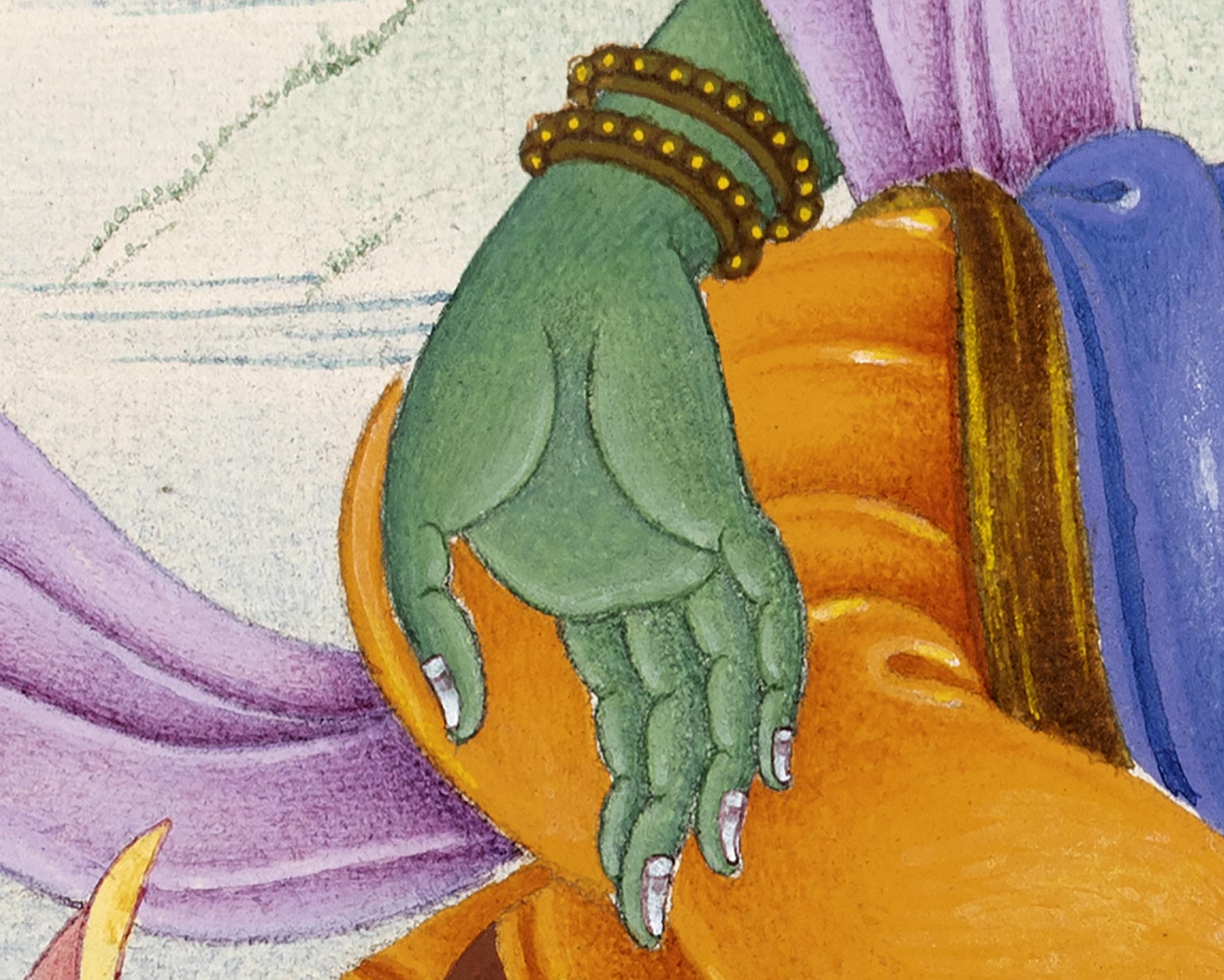 Green Tara Thangka | Himalayan Paintings | Hand-Painted with 24k Gold