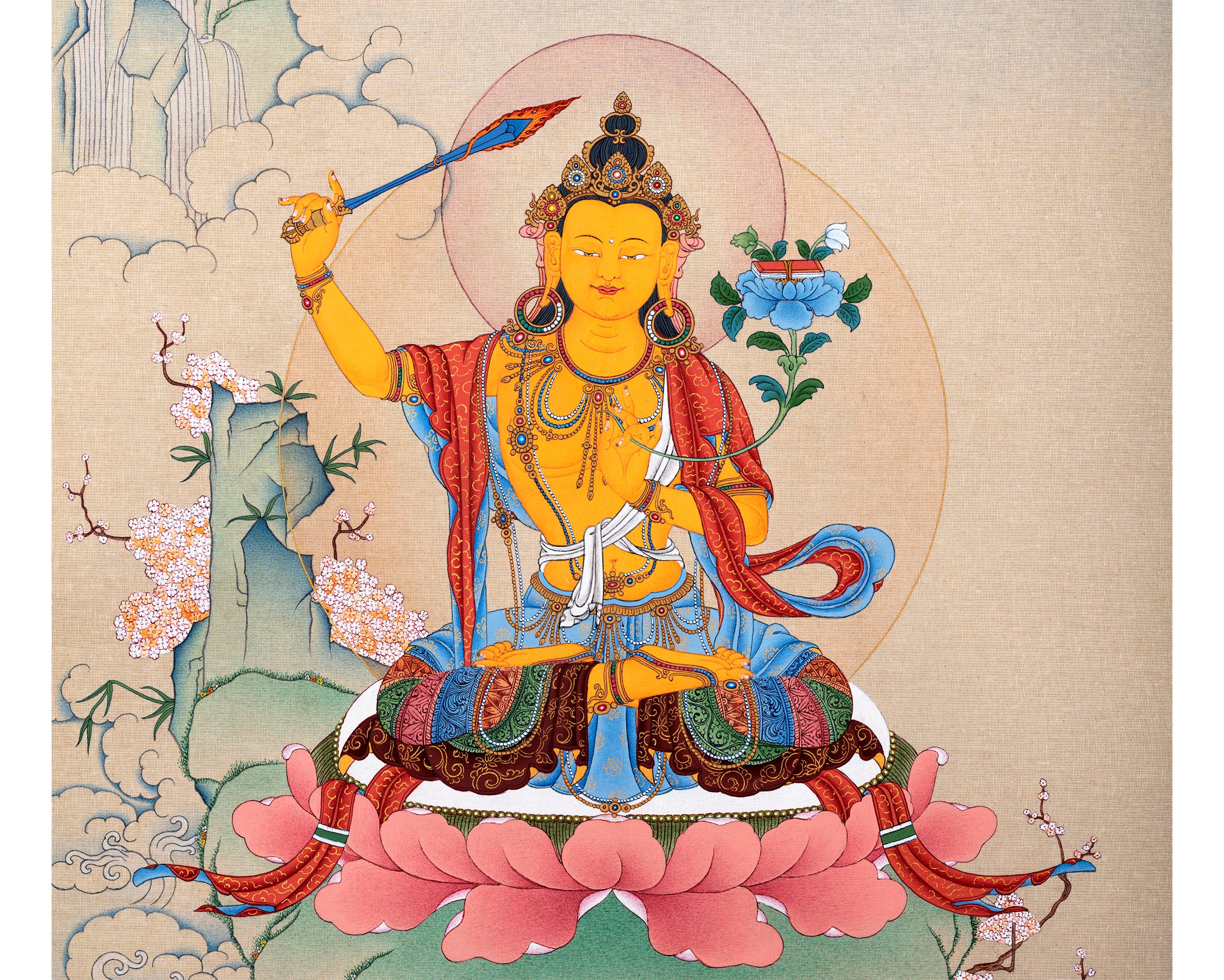 manjushri thangka