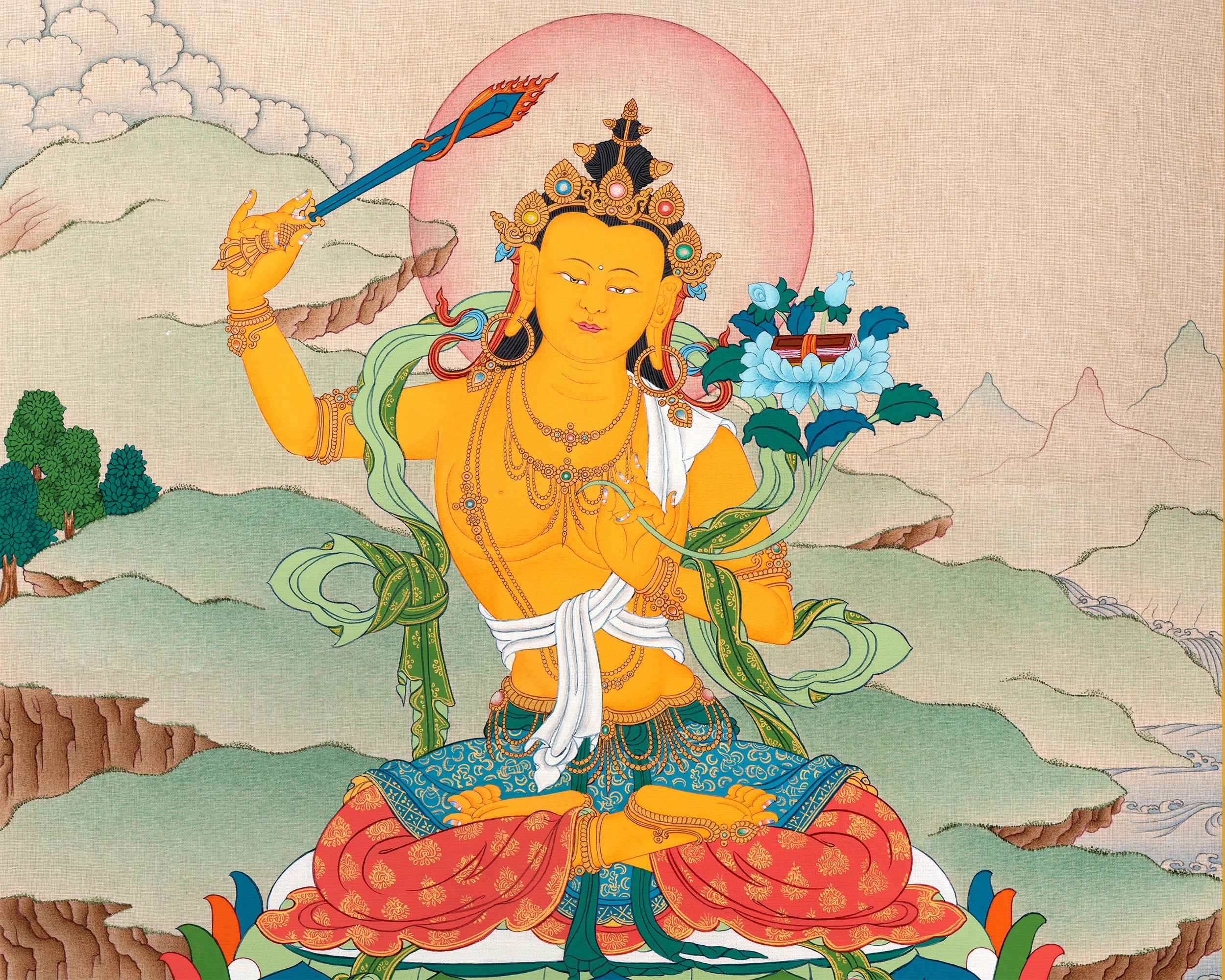 manjushree thangka