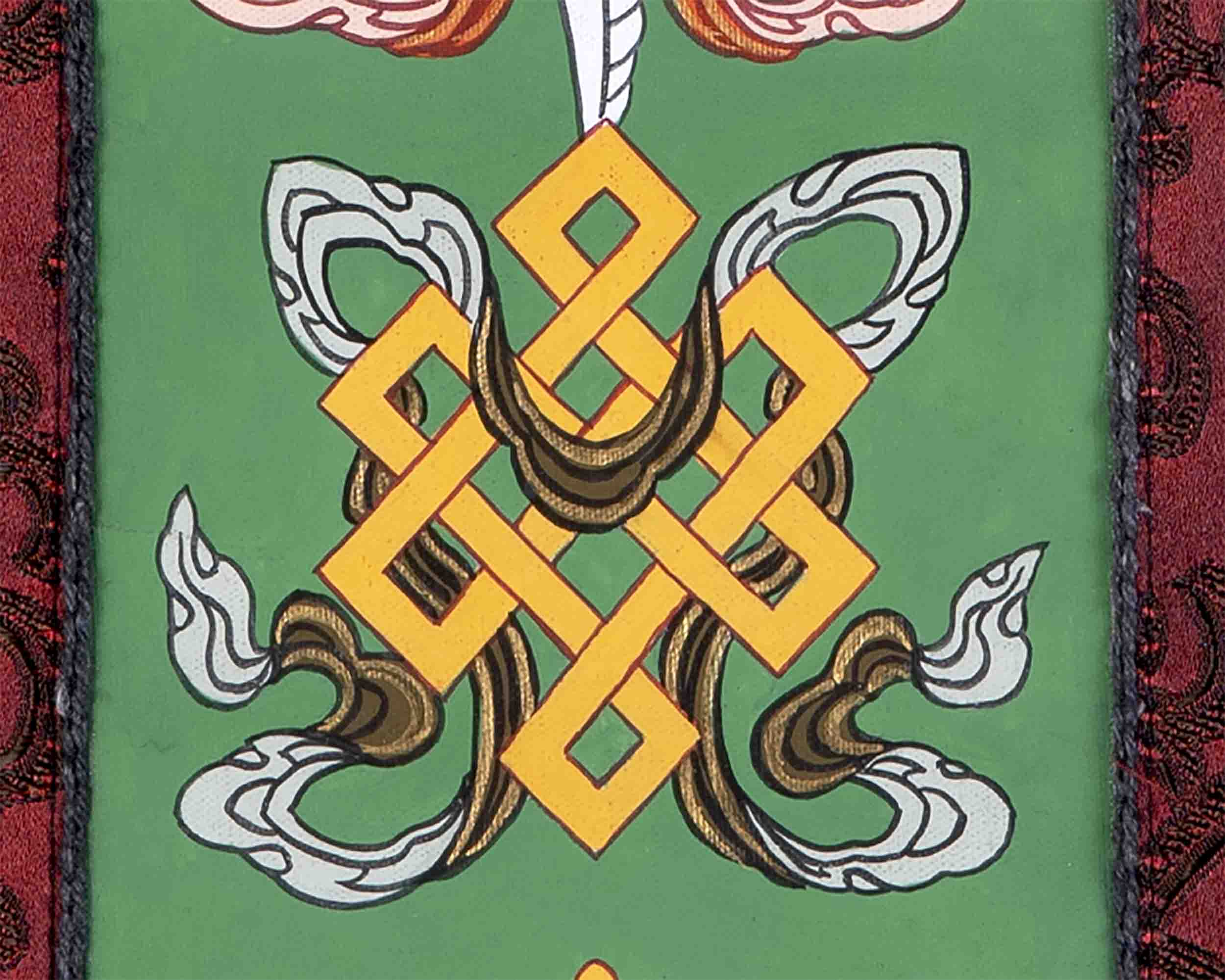 Kalachakra Mantra Thangka | Mindfulness Meditation Object