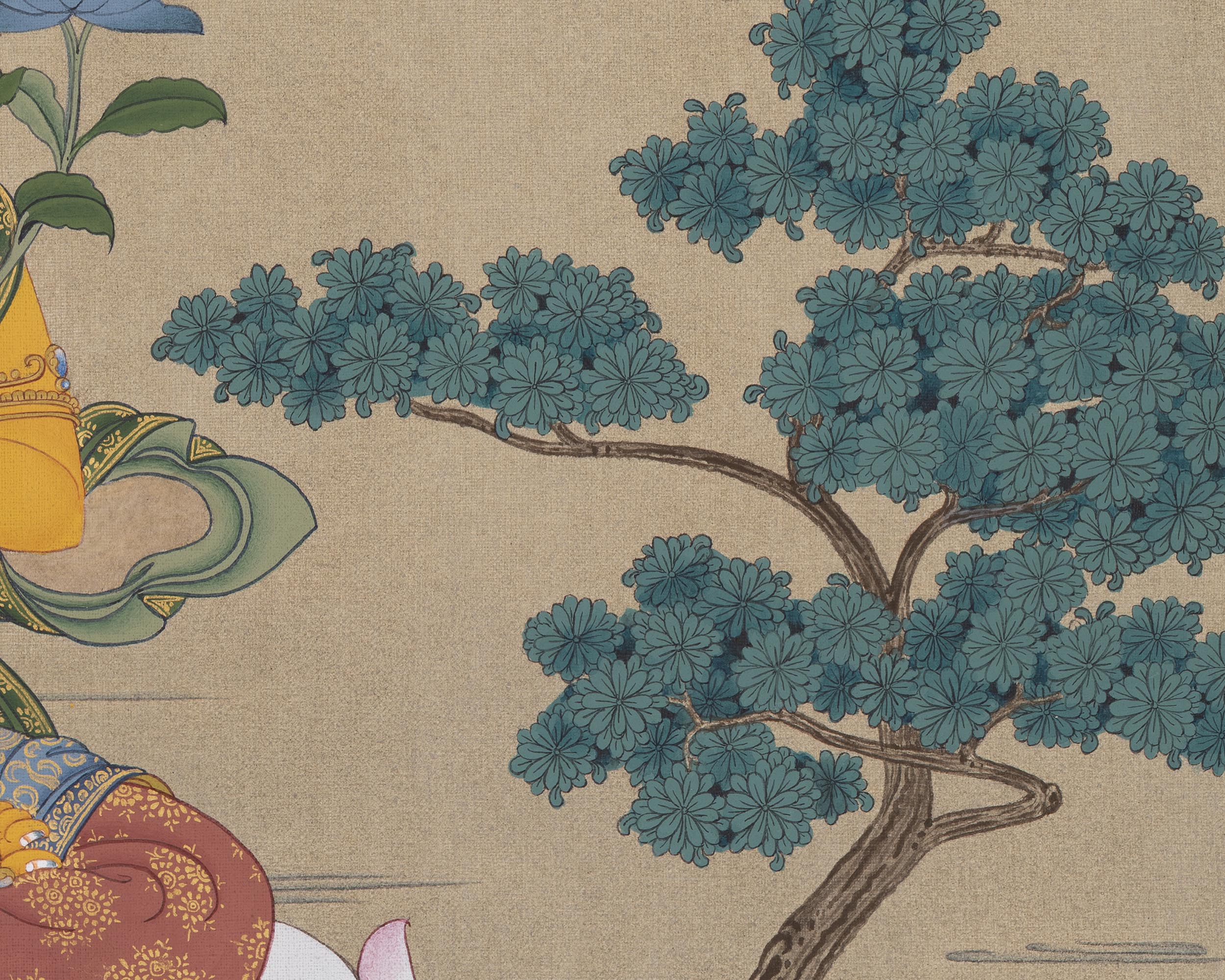 Manjushri Thangka | Bodhisattva Of Wisdom | Traditional Tibetan Thanka