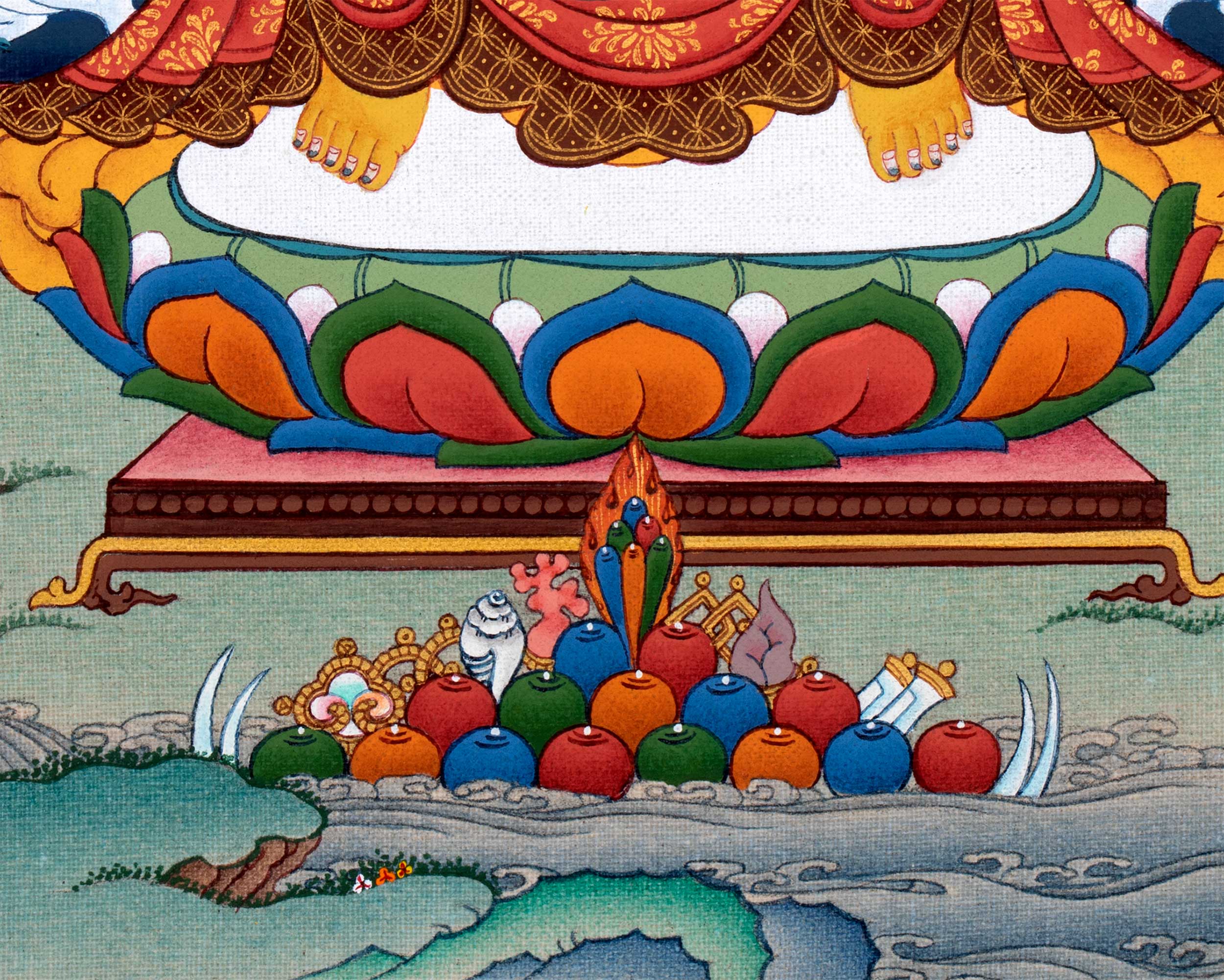 Maitreya Future Buddha Thangka | Tibetan Buddhist Painting | Himalayan Art