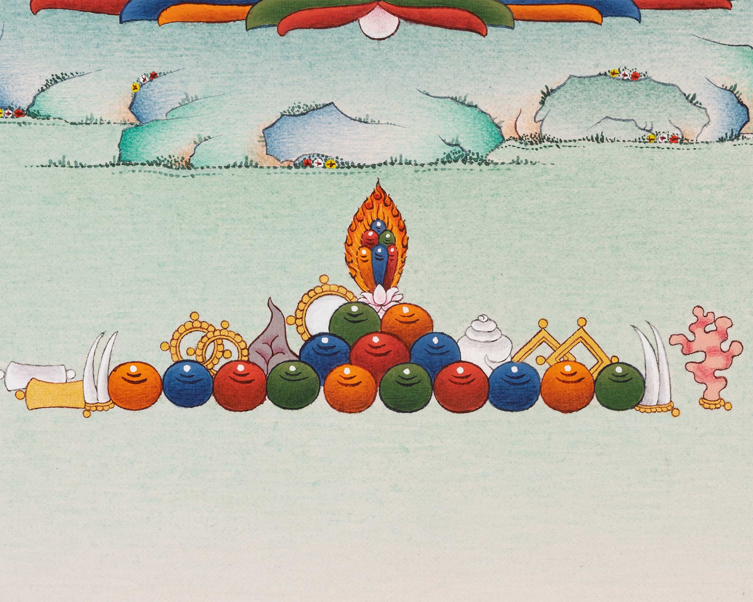 Blue Medicine Buddha Thangka | Bhaisajyaguru Tibetan Art