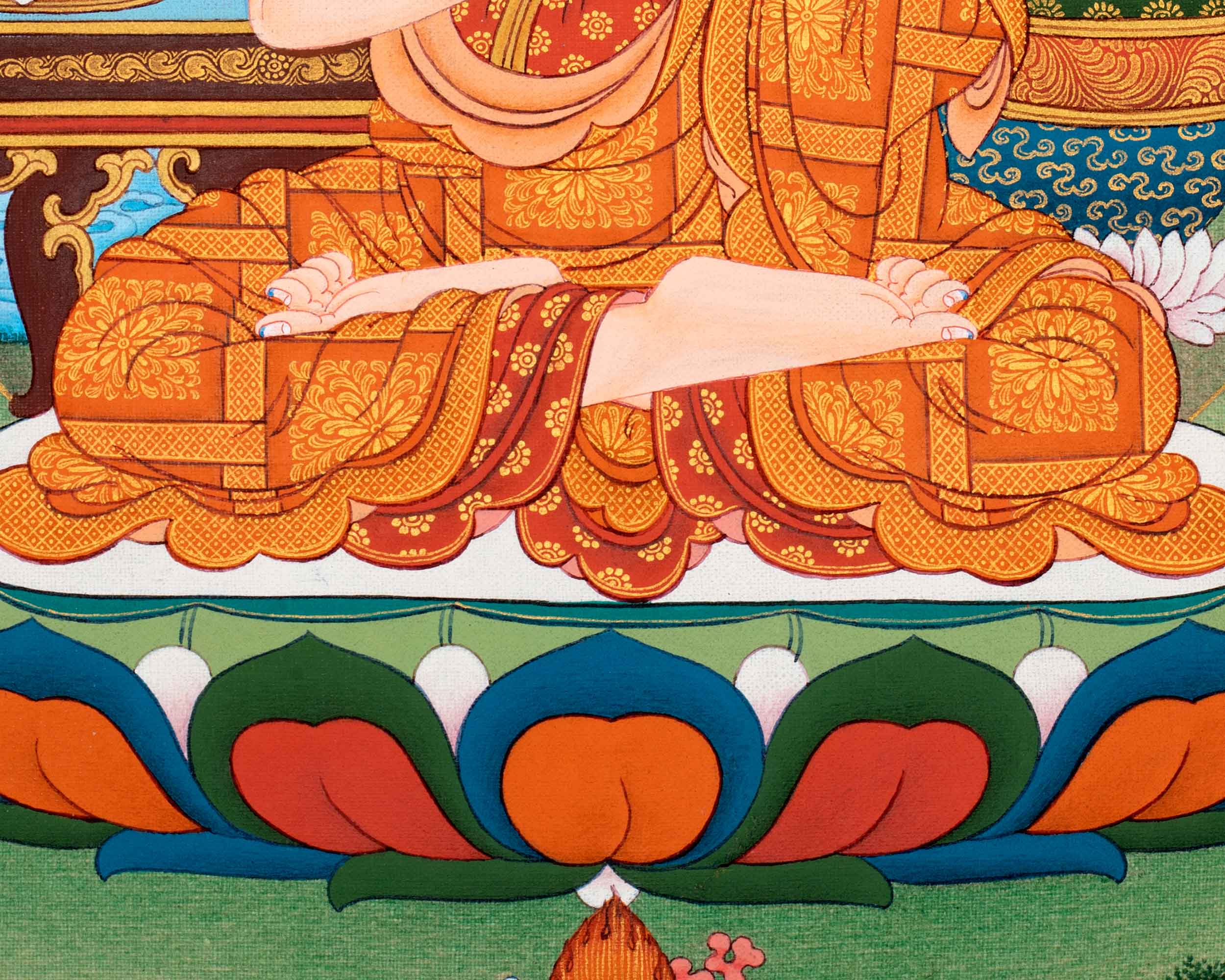 Kadampa Meditation Thangka | Sacred Art for Daily Practice