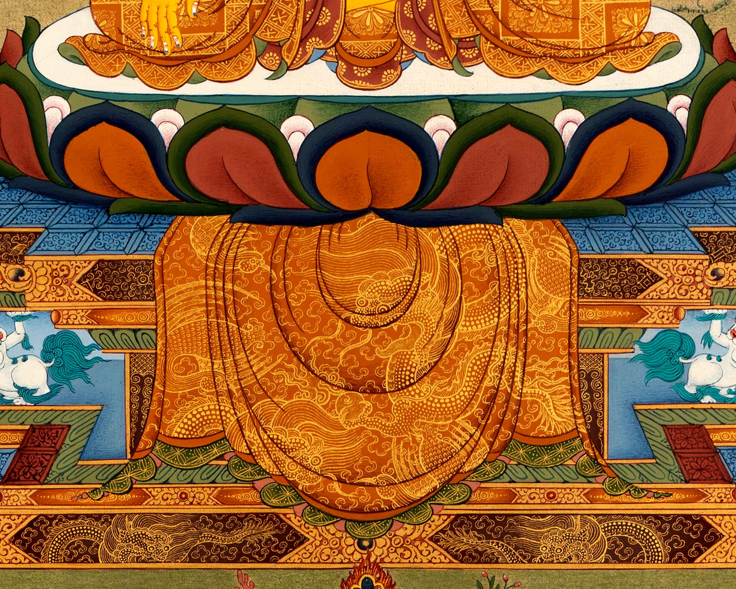 Shakyamuni Buddha, Tibetan Thangka
