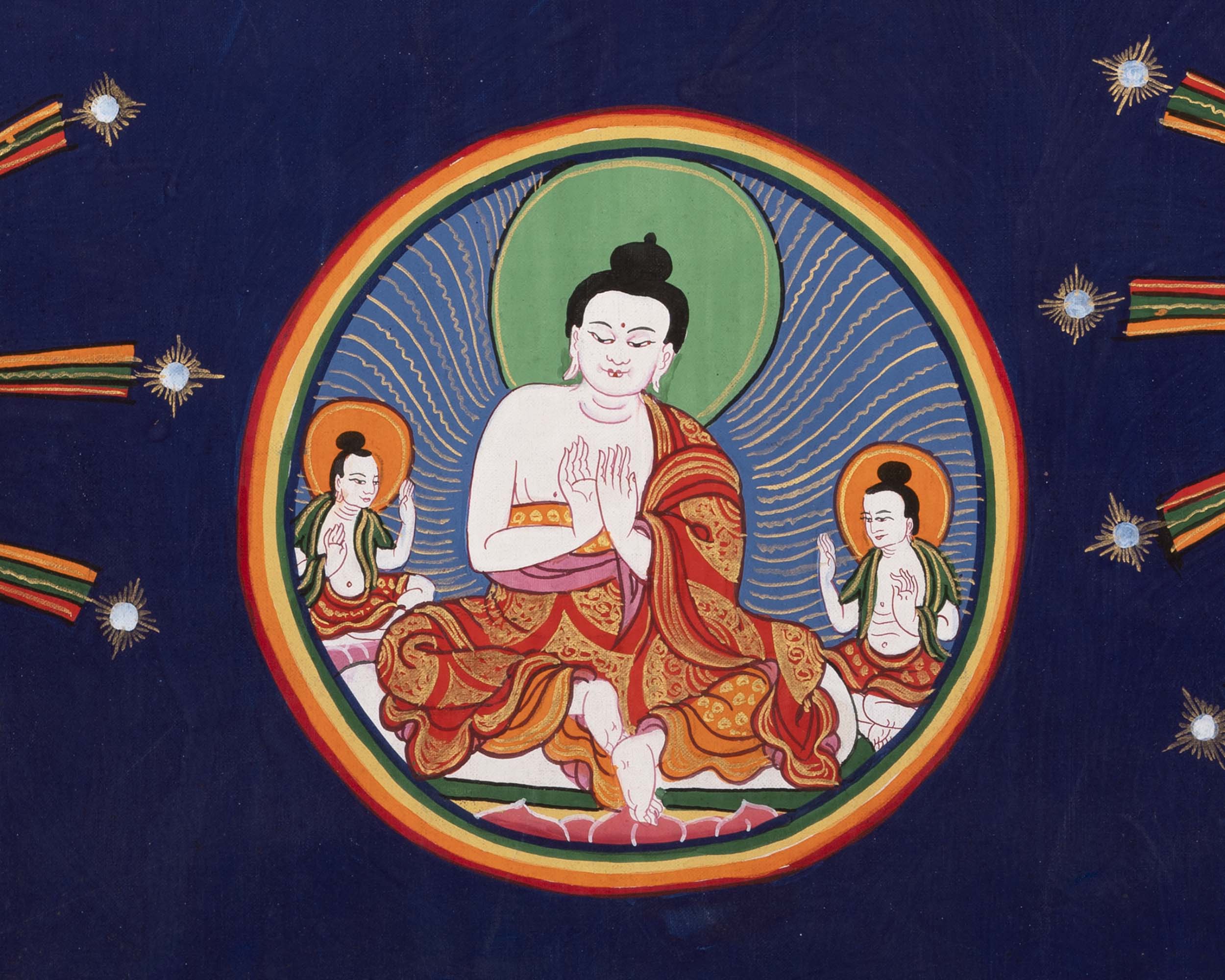 Green Tara Thangka | Wall Decor Painting