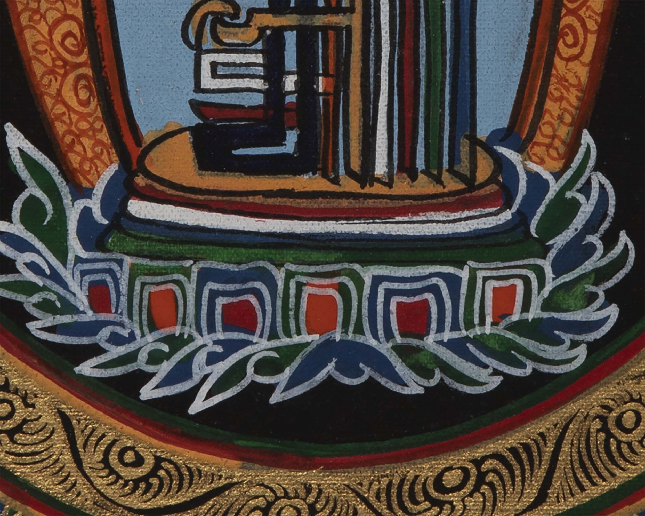 Kalachakra Mantra Mandala | Original Handpainted Thangka | Wall Decorations