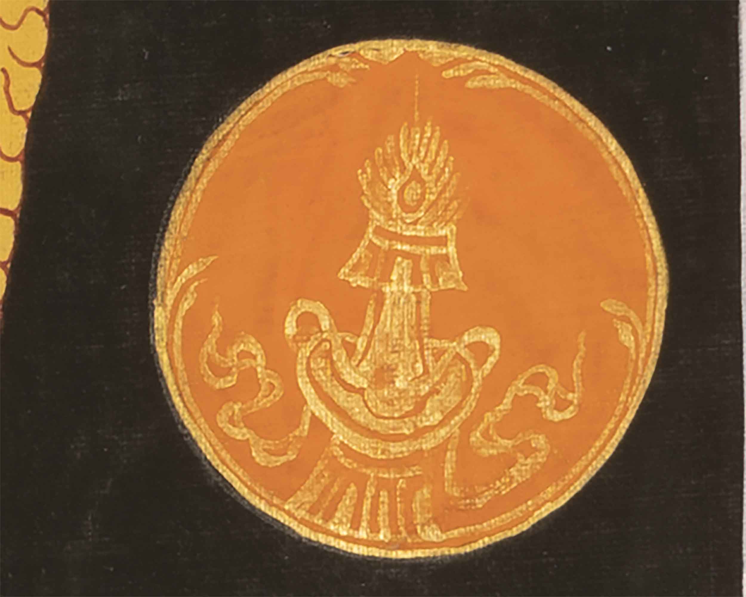 Eight Auspicious Symbol Thangka | Religious Mantra Art